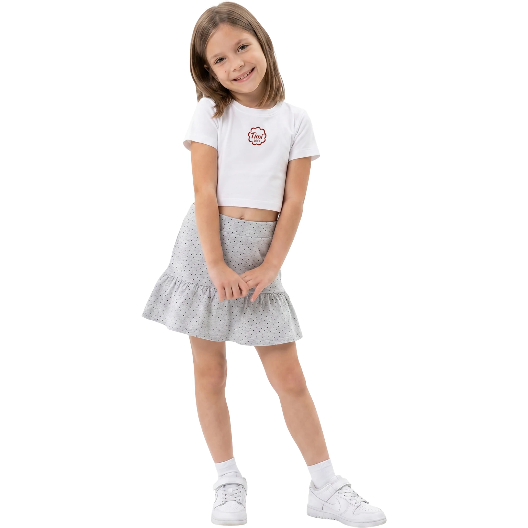 DESENLİ ŞORT FİRFİR ETEK 4Y,5Y,6Y,7Y,8Y,9Y Kız