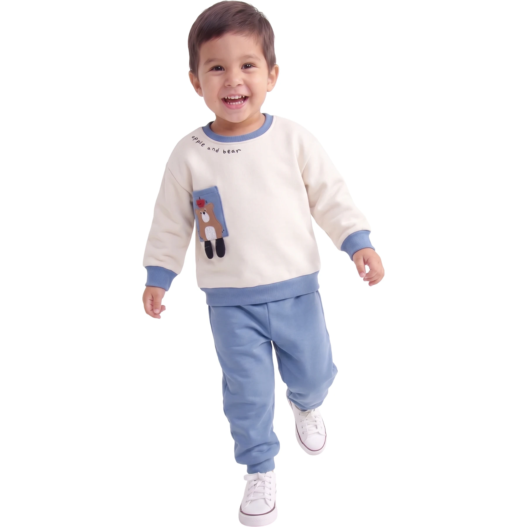ELMALI AYICIK NAKIŞLI İKİLİ TAKIM 12 Ay,2Y,3Y,4Y Erkek
