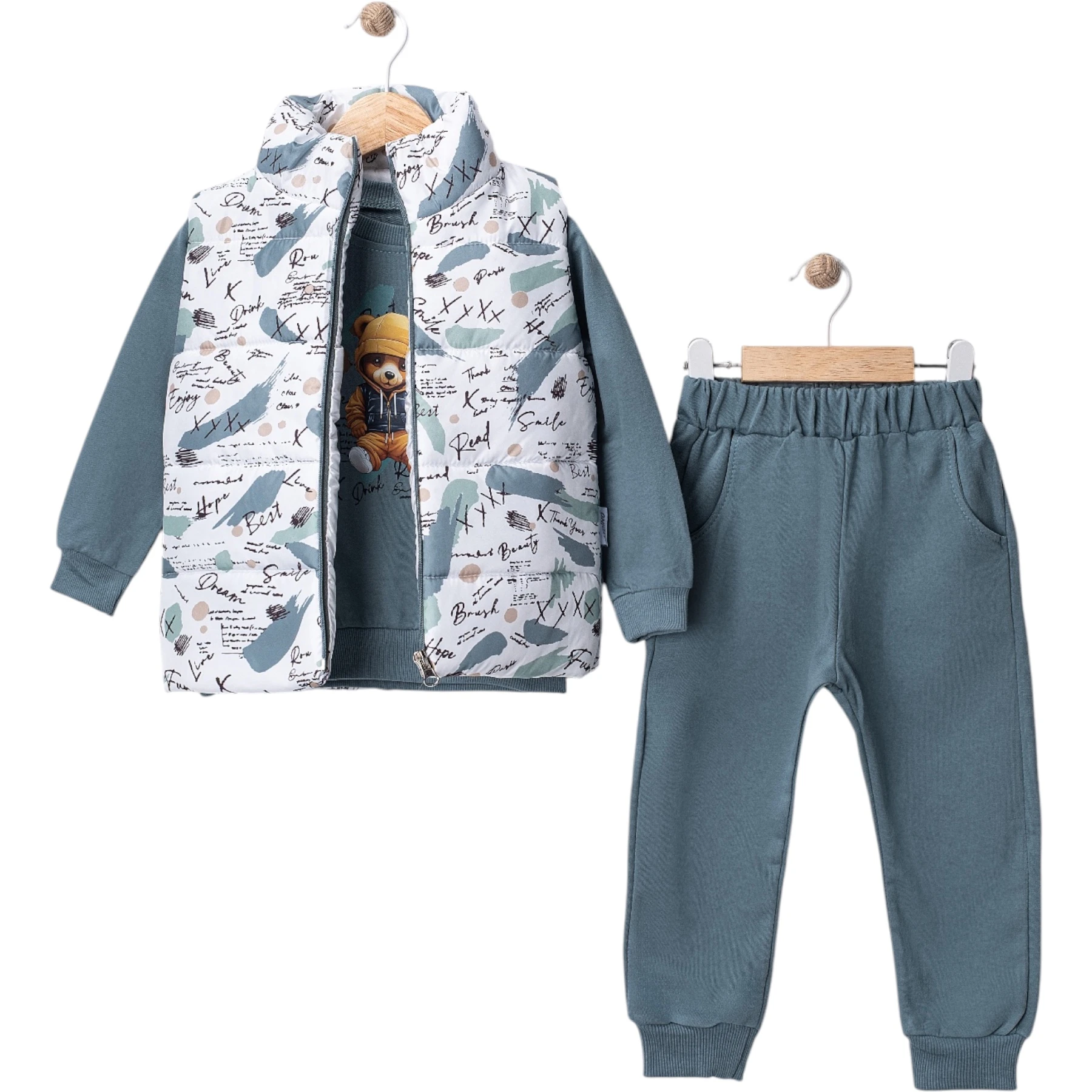 ERKEK ÇOCUK ÜÇLÜ TAKIM  2Y,3Y,4Y,5Y Erkek
