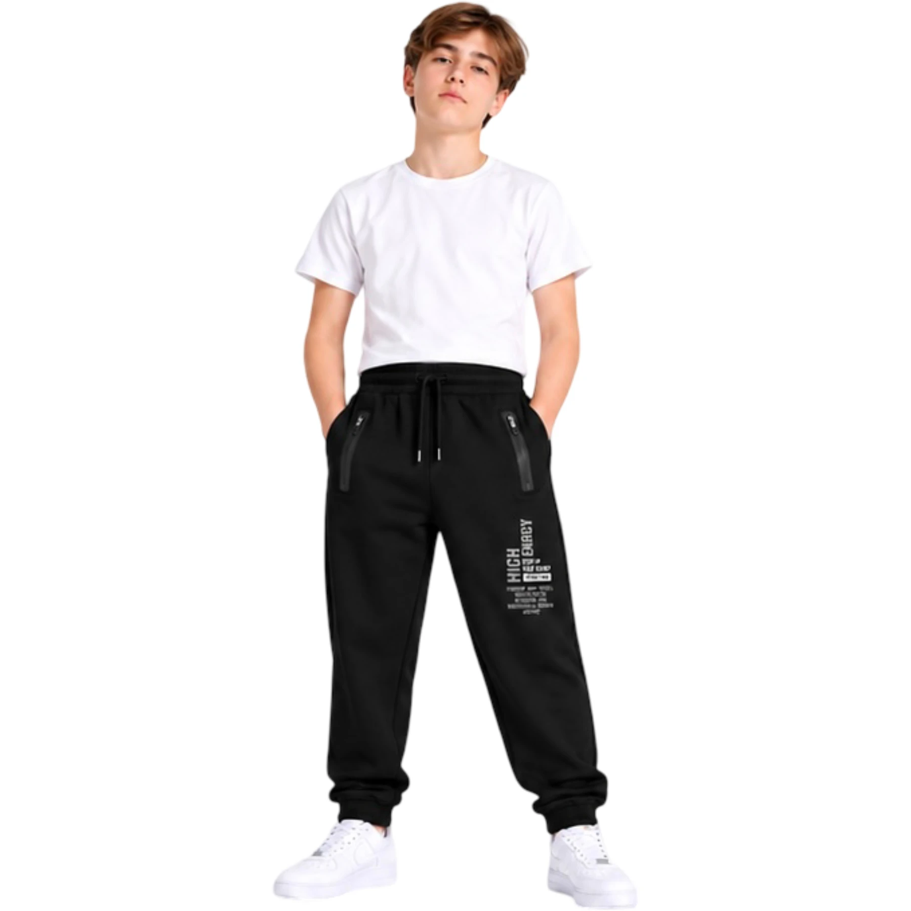 ERKEK FERMUARLI ENERGY BASKI 3 İP ALT 13Y,14Y,15Y,16Y Erkek