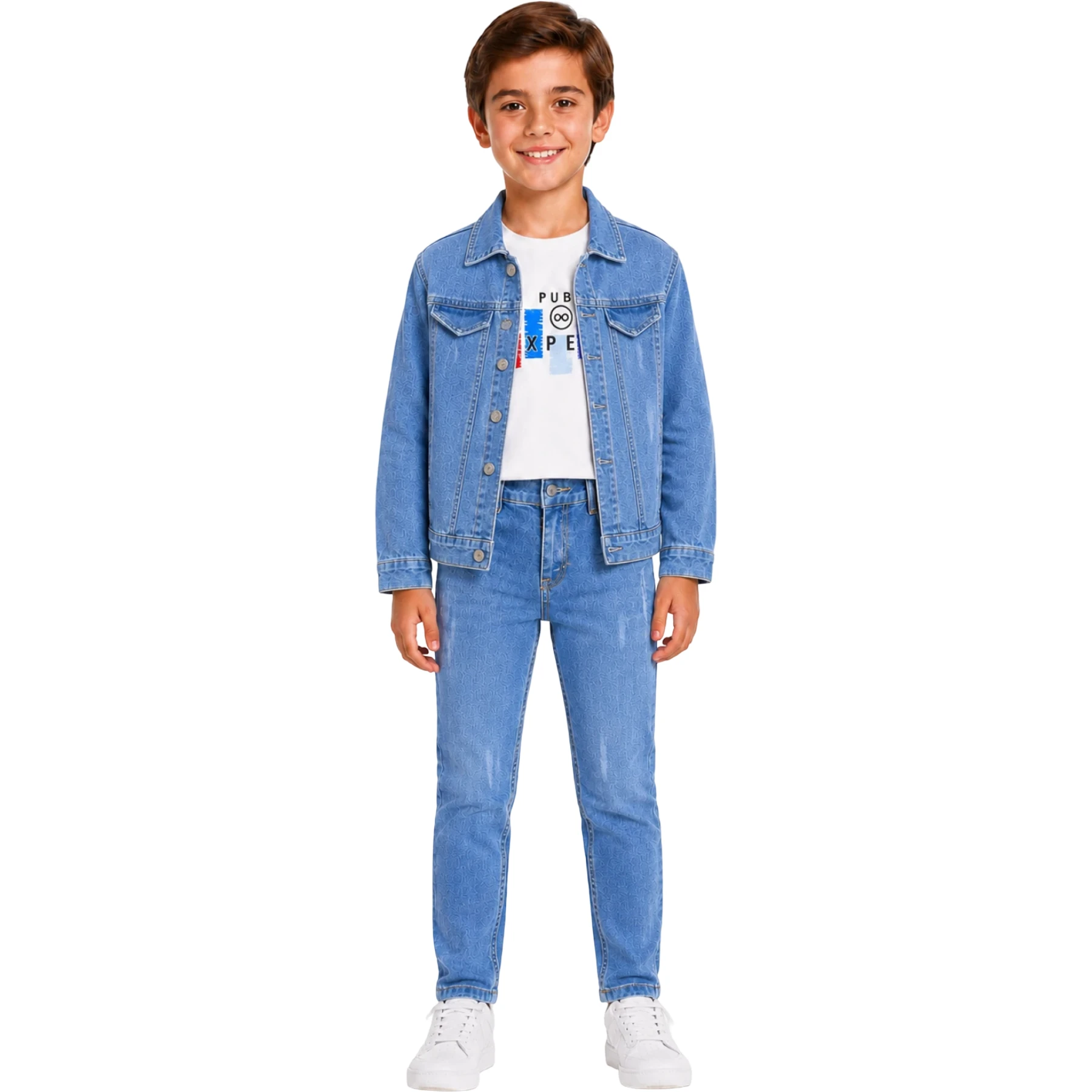 ERKEK KLASİK 3 LÜ TAKIM BUZ MAVİ 4Y,6Y,8Y,10Y,12Y Erkek