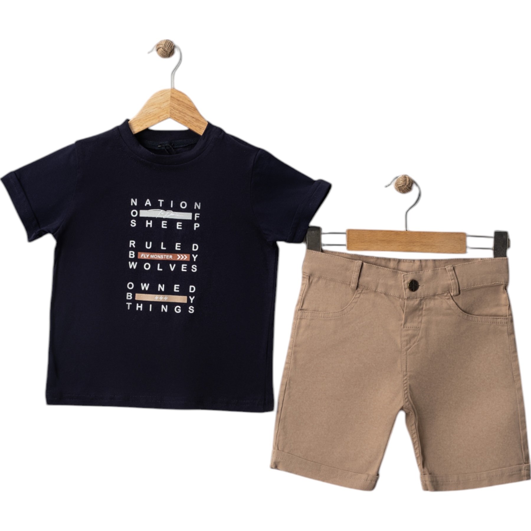 ERKEK YAZLIK TİŞÖRT KAPRİ İKİLİ TAKIM 2Y,3Y,4Y,5Y Erkek