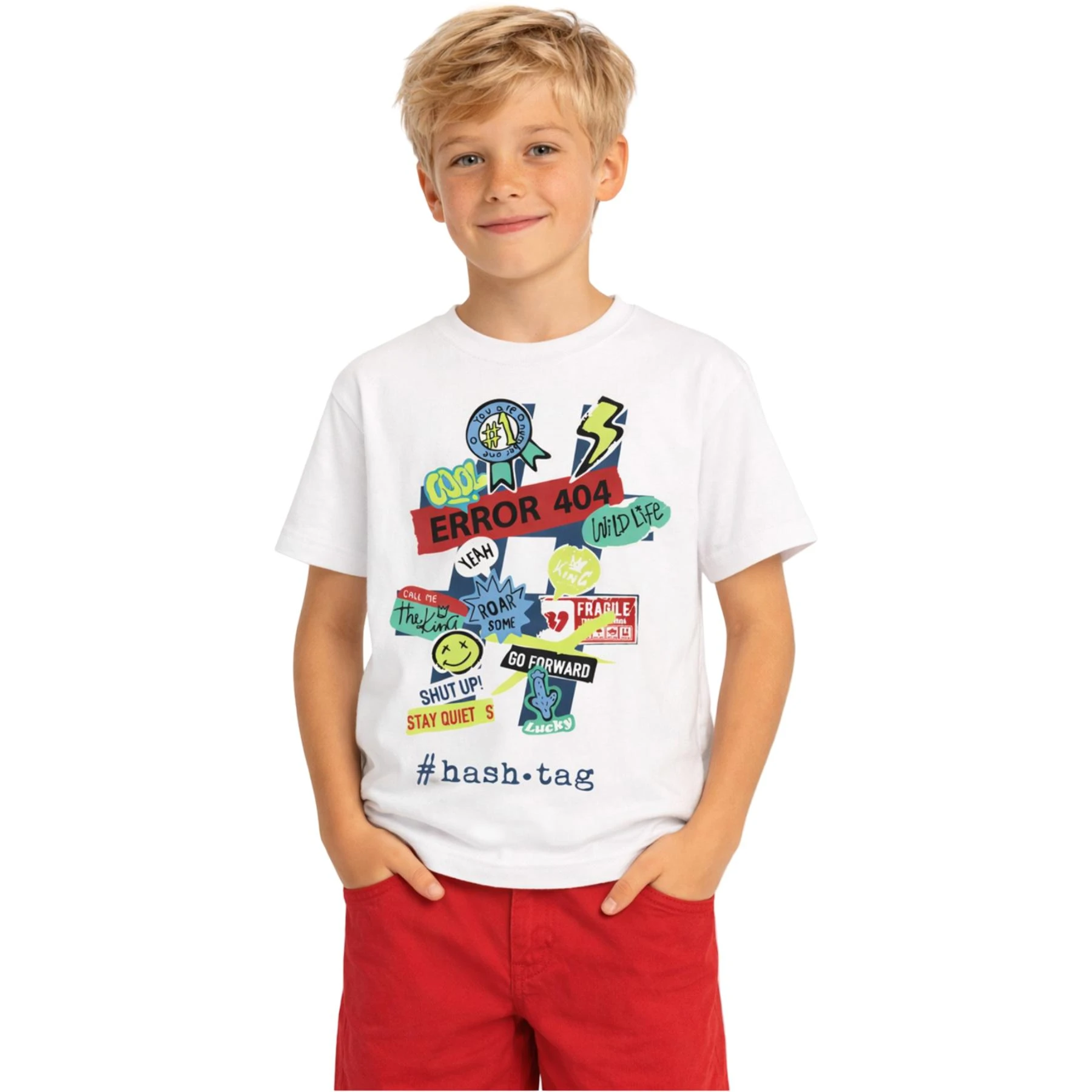 ERROR BASKILI YAZLIK TİŞÖRT 6Y,7Y,8Y,9Y Erkek