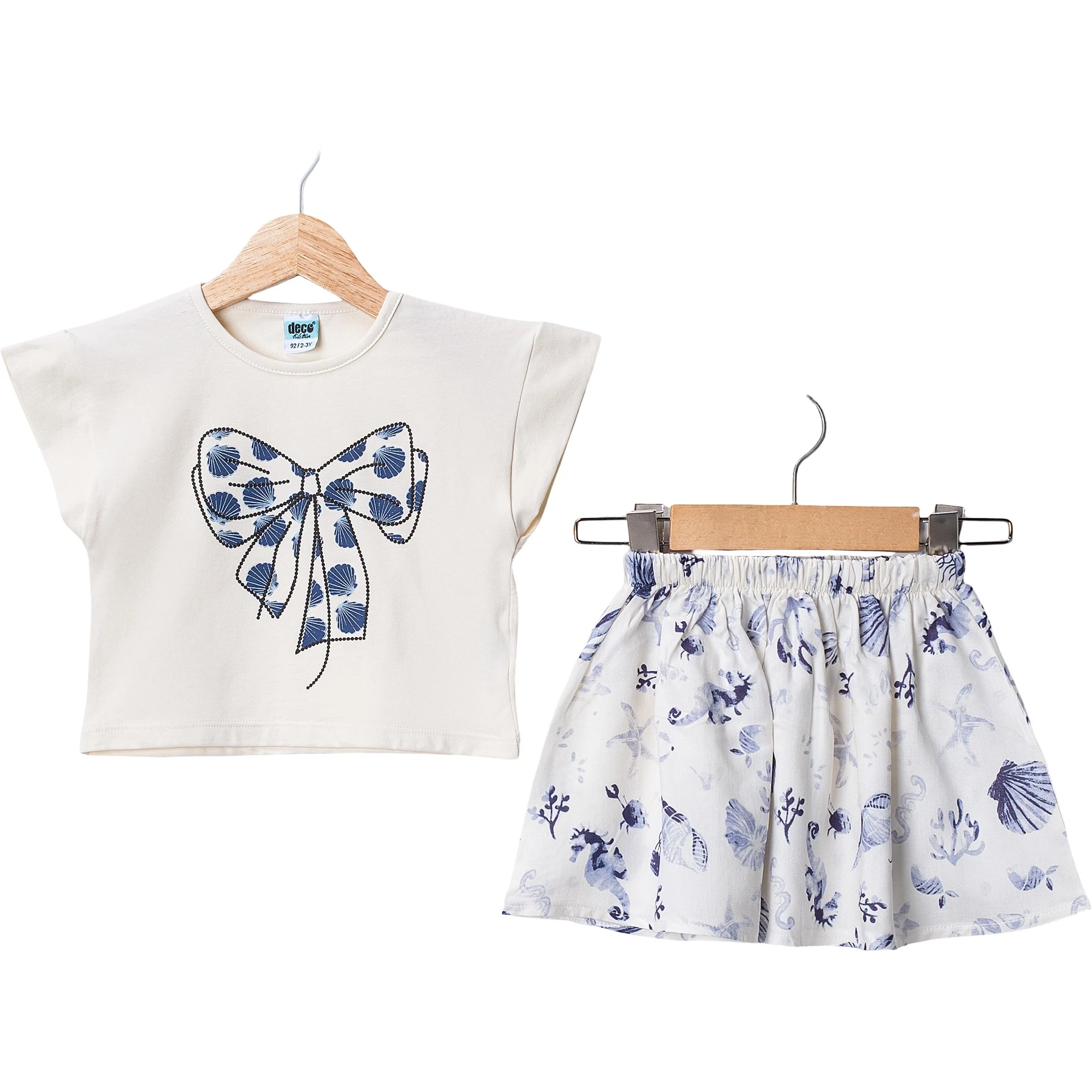 FİYONK BASKILI KIZ TAKIM 2Y,3Y,4Y,5Y Kız