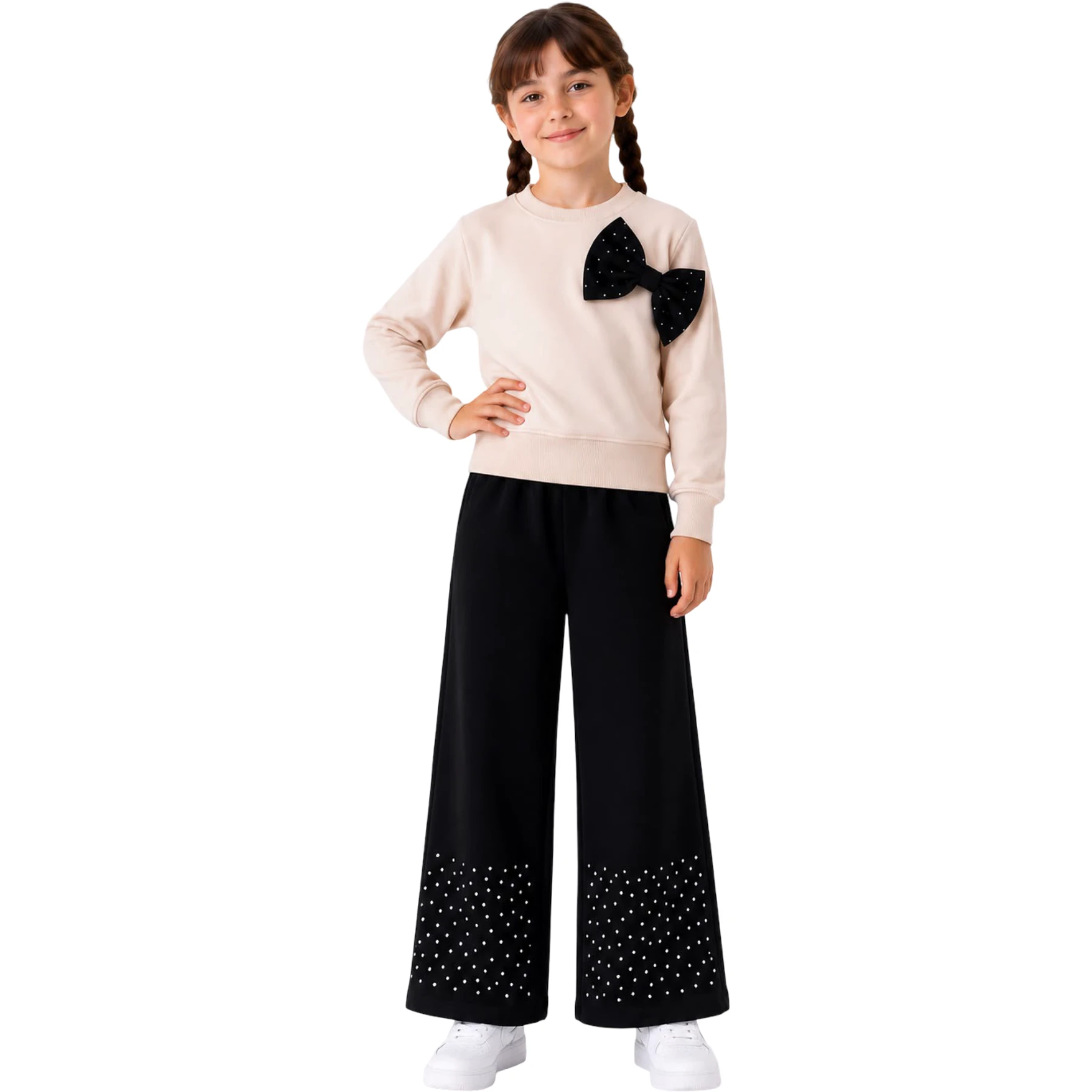 FİYONKLU TAŞLI TAKIM 4Y,5Y,6Y,7Y,8Y Kız