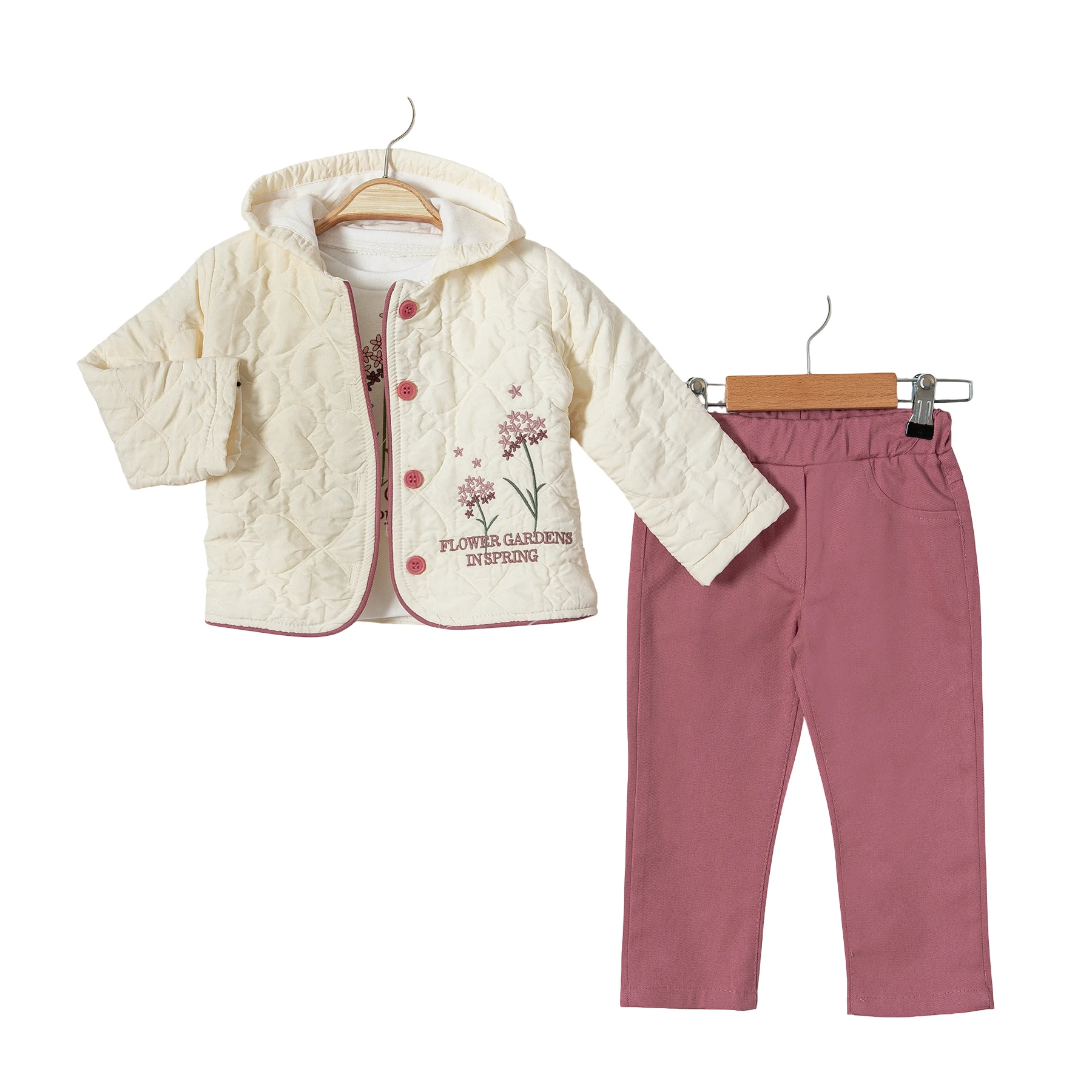 FLOWERS GARDEN JAKAR TAKIM  9 Ay,12 Ay,18 Ay,2Y Kız