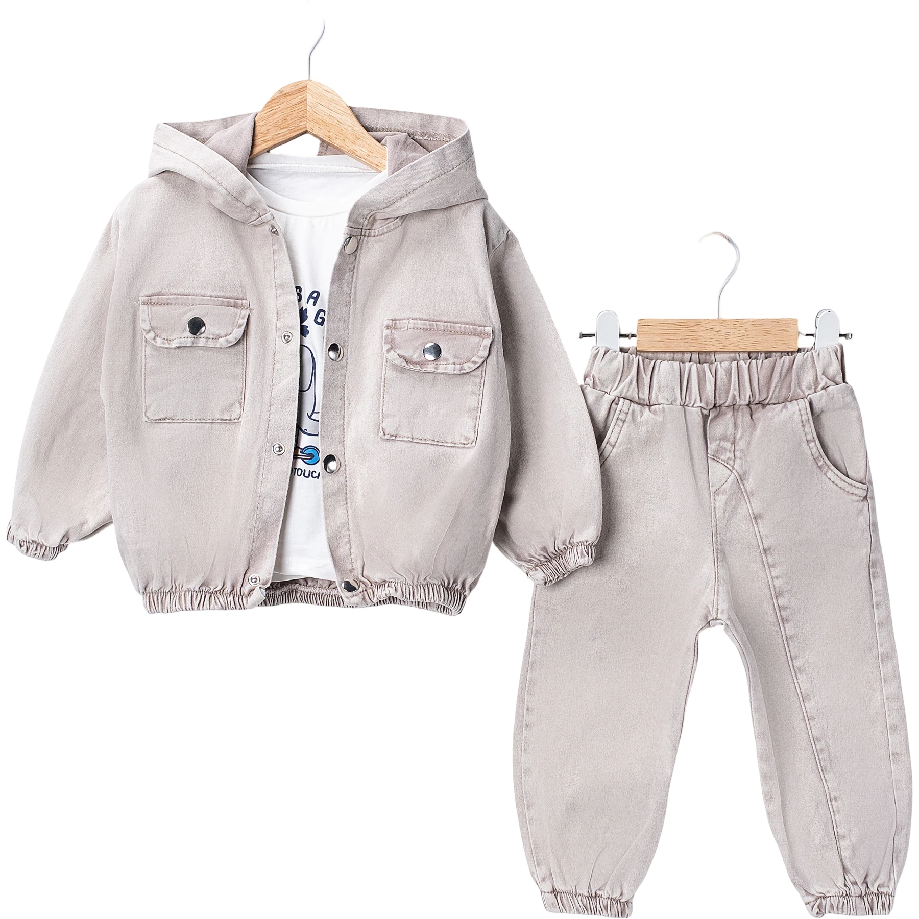 GABARDİN CEPLİ 3 LÜ TAKIM 2Y,3Y,4Y,5Y Erkek