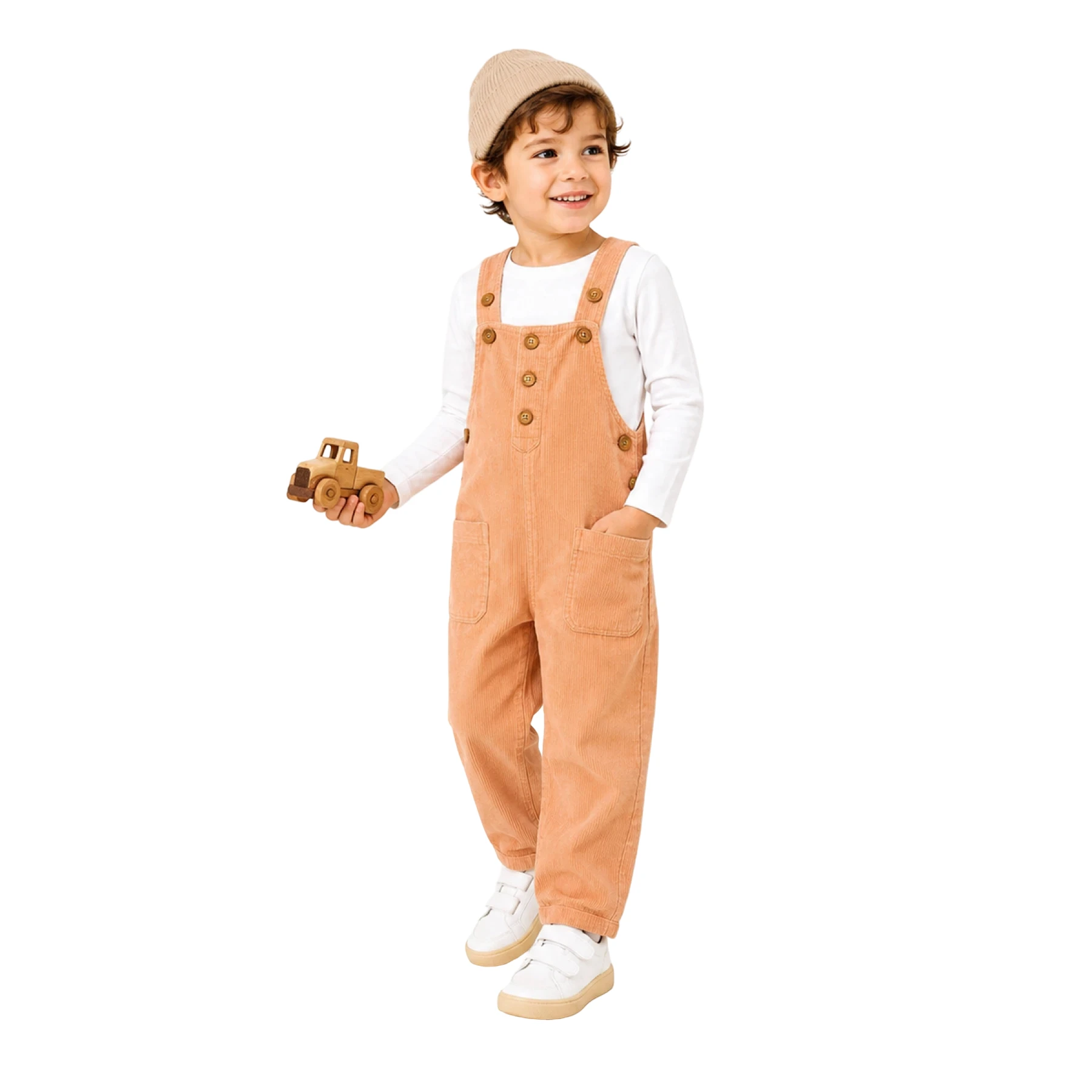 HAM KADİFE SALOPET  12 Ay,2Y,3Y,4Y Erkek
