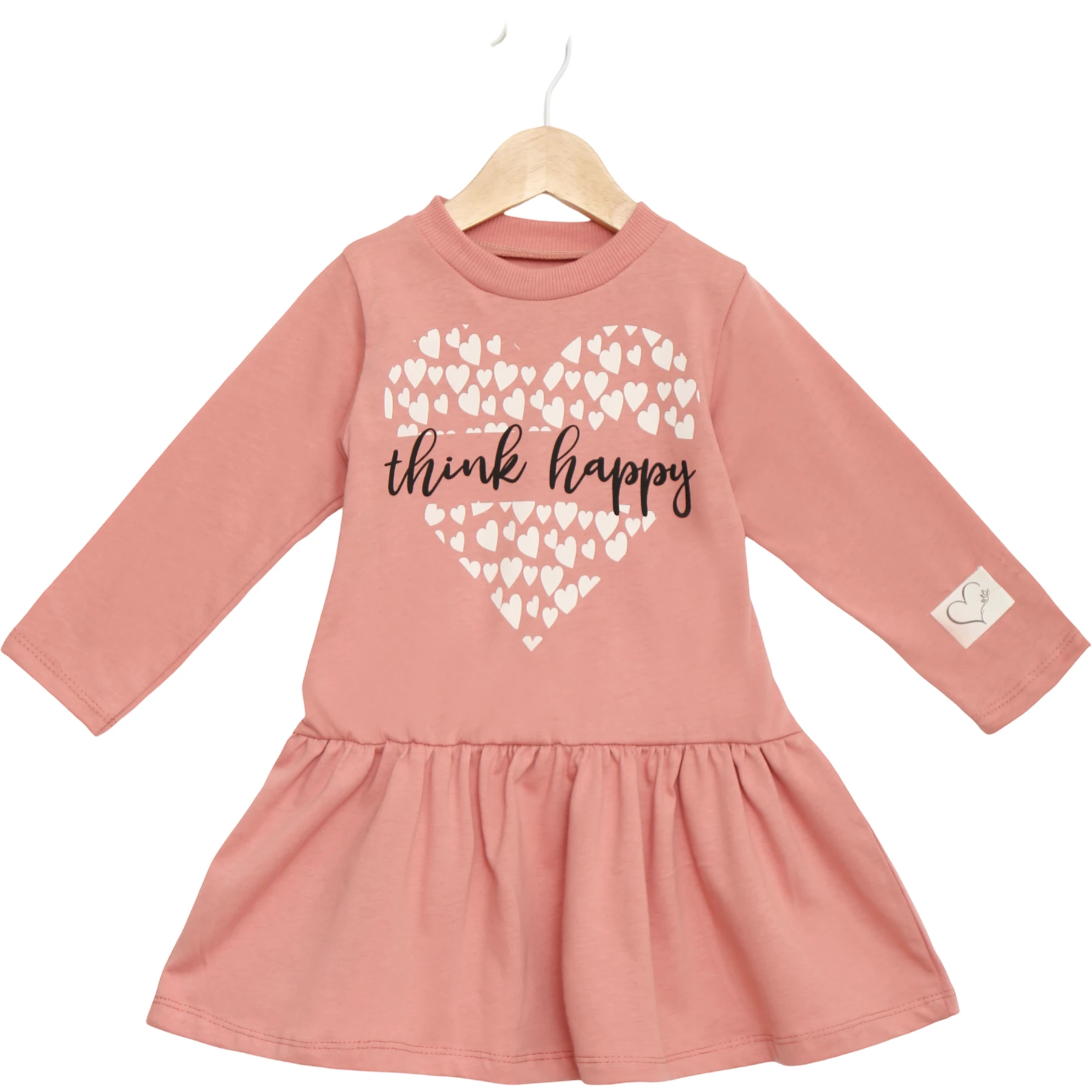 HAPPY BASKILI ELBİSE 2Y,3Y,5Y,4Y Kız