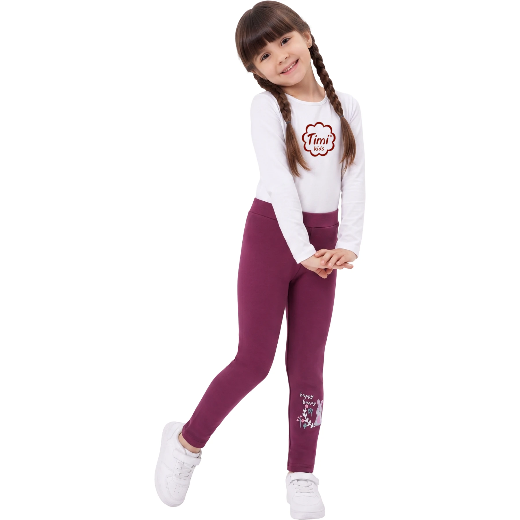 HAPPY BUNUY 3İP TAYT 4Y,5Y,6Y,7Y,8Y,9Y Kız