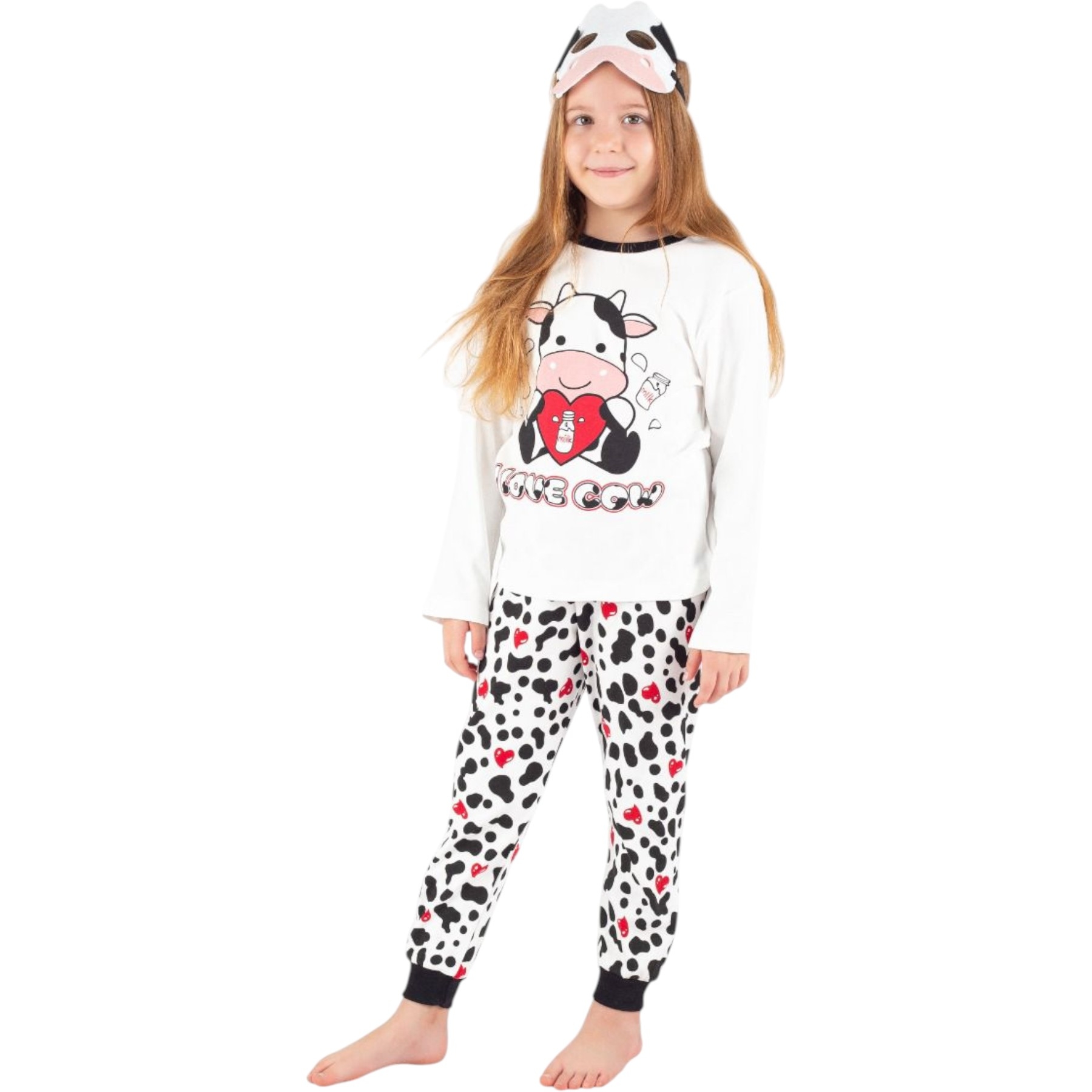 INEKLİ  PIJAMA TAKIM  7Y,8Y,9Y,10Y Kız