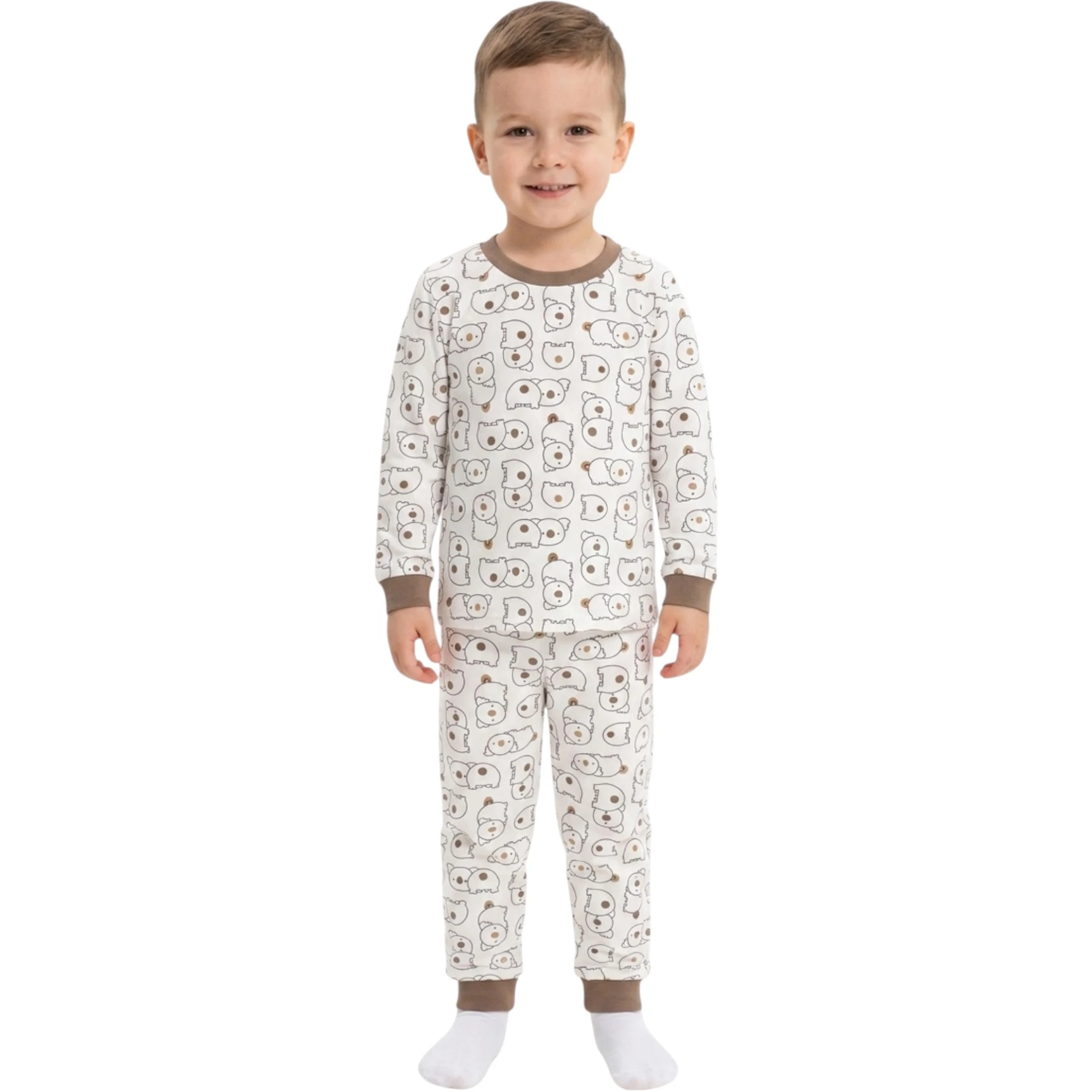 KAHVE KOALA PİJAMA 3Y,4Y,5Y,6Y Uni