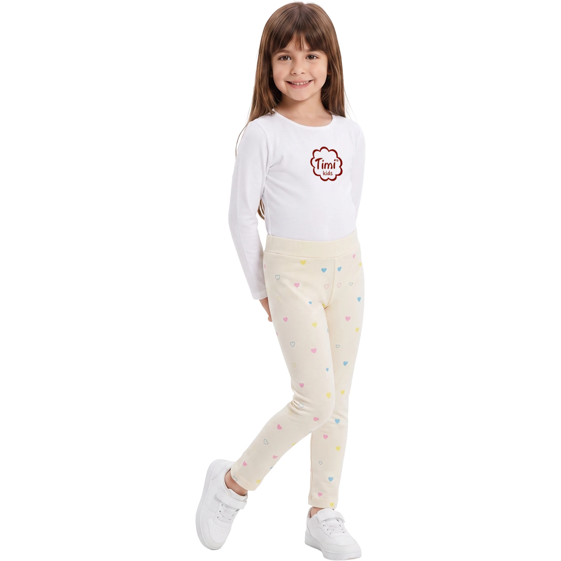 KALP BASKI 2İP TAYT 4Y,5Y,6Y,7Y,8Y,9Y Kız
