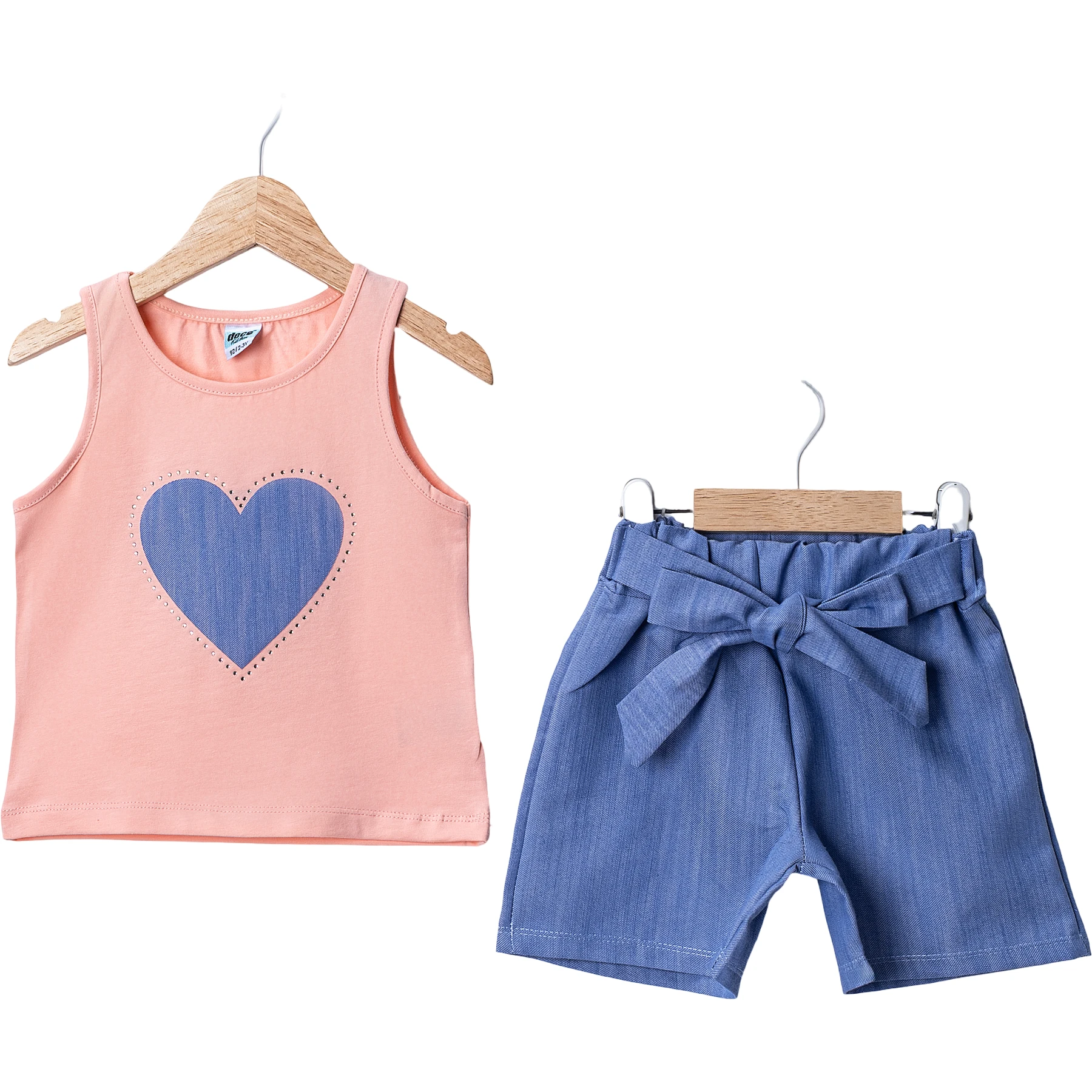 KALP TAŞLI KOT KIZ TAKIM 2Y,3Y,4Y,5Y Kız