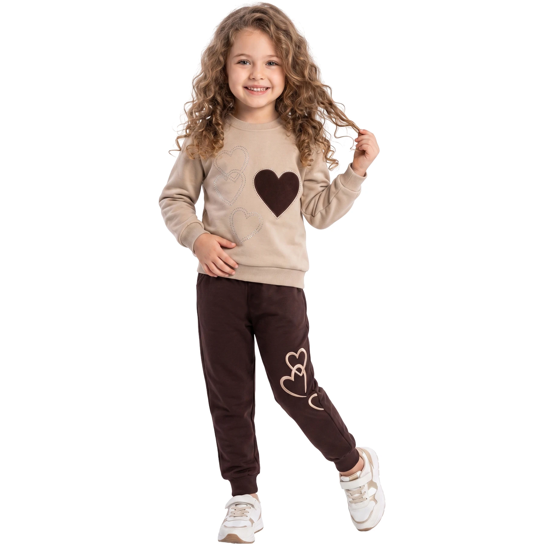 KALPLİ TAŞLI 2 İP KIZ TAKIM  2Y,3Y,4Y,5Y Kız