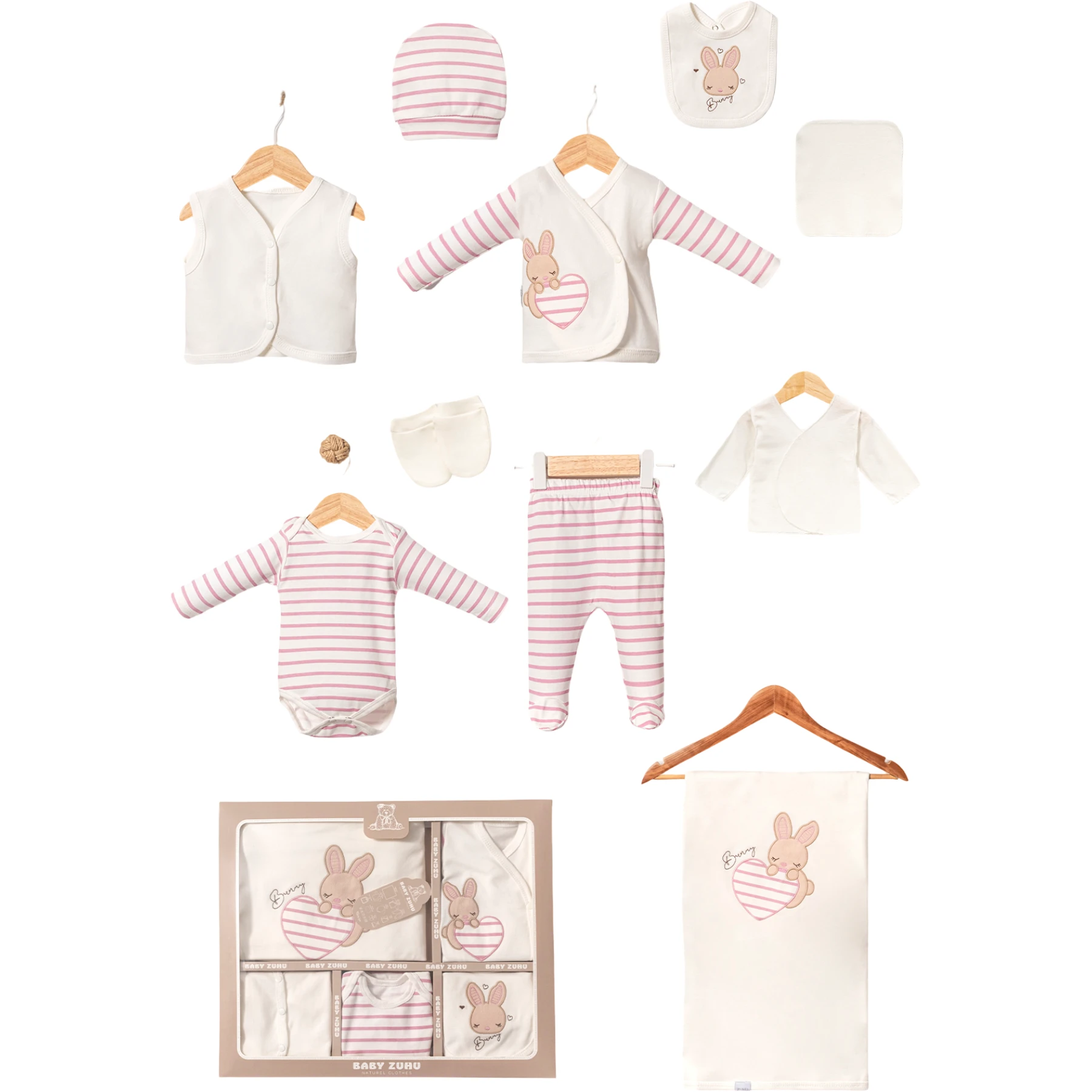 KALPLİ TAVŞAN 10 LU SET 1 Ay,2 Ay,3 Ay Kız