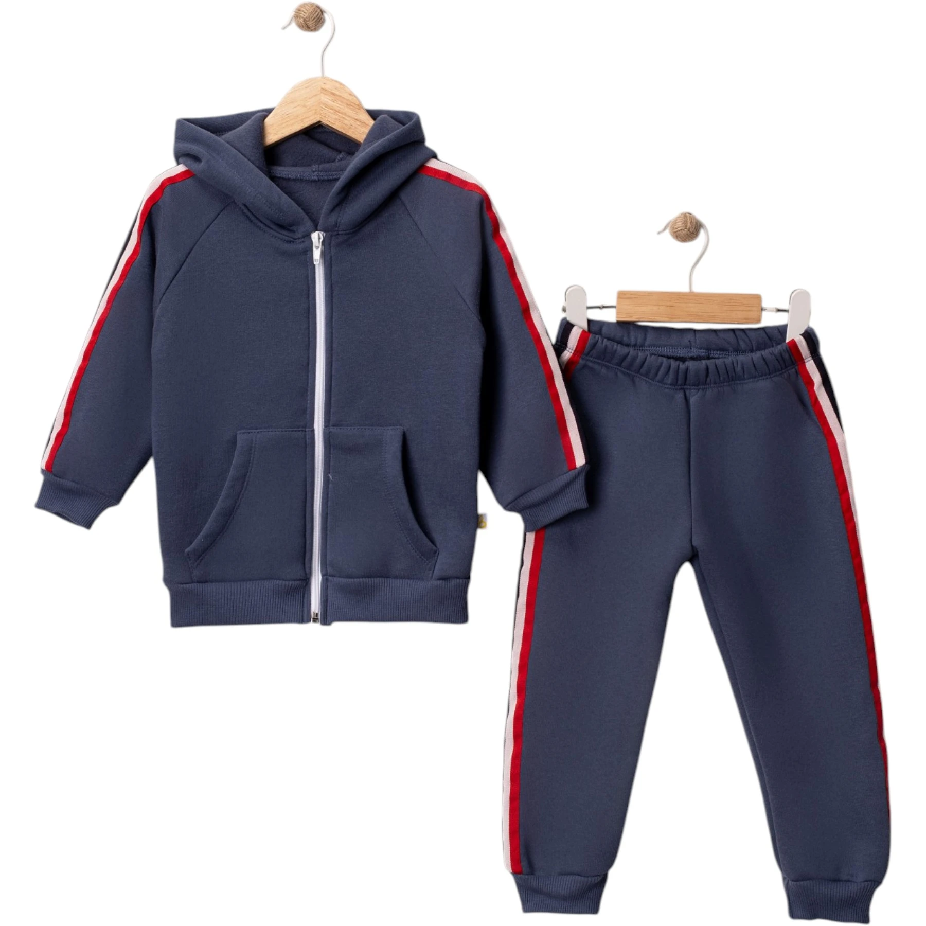 KANGURU CEPLİ ŞERİTLİ 2Lİ TAKIM 2Y,3Y,4Y,5Y Erkek
