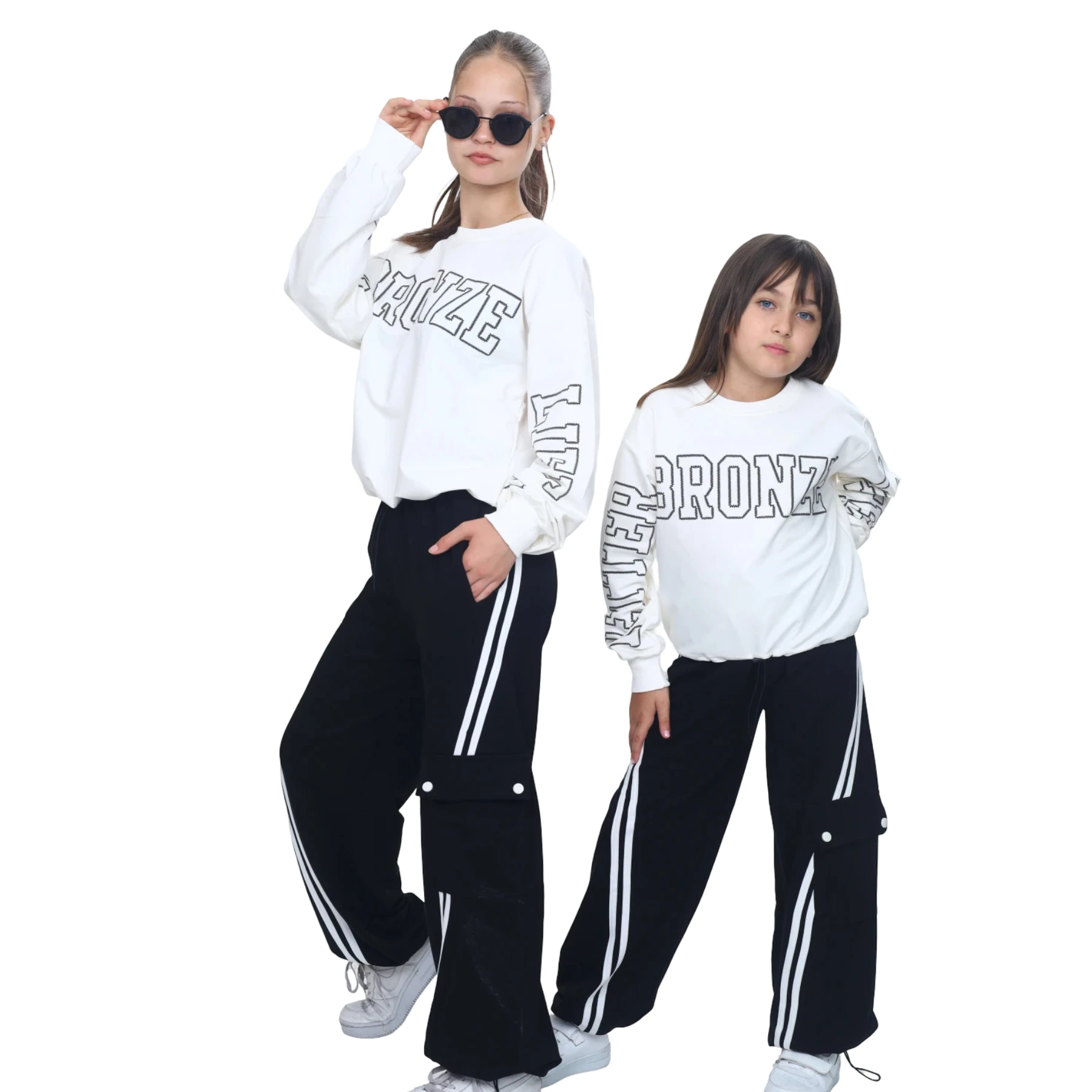 KARGO CEP ŞERİTLİ TAKIM 8Y,10Y,12Y,14Y,16Y Kız