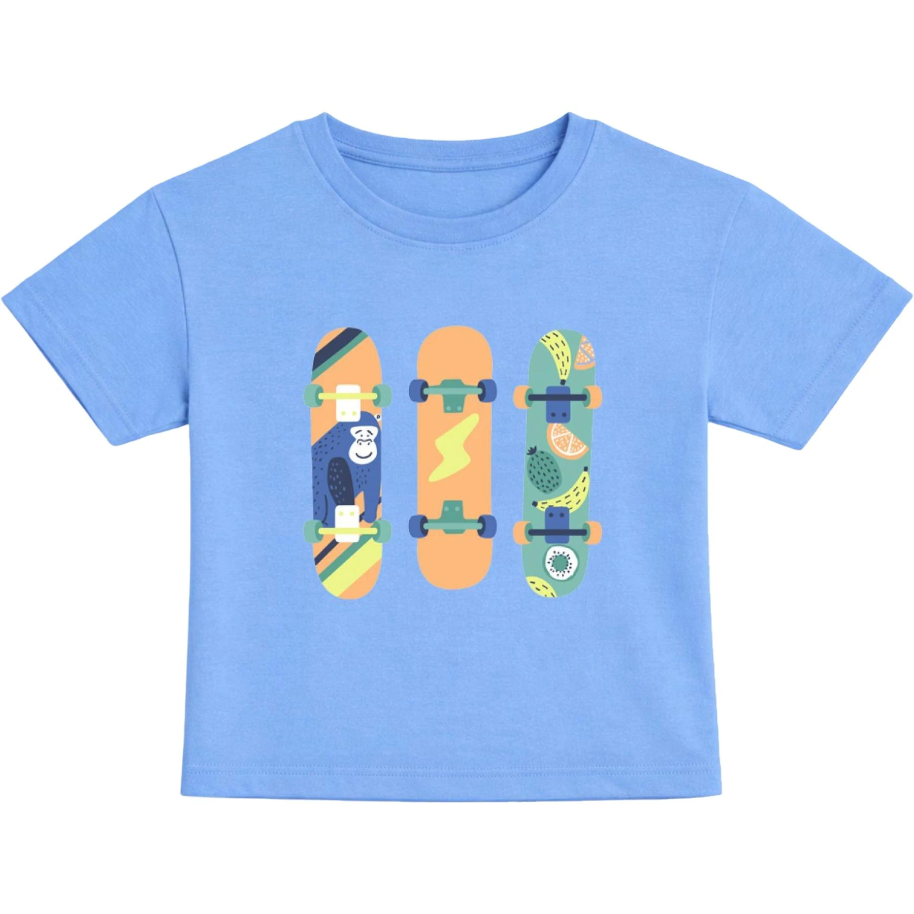 KAY KAY BASKILI KISA KOLLU TİŞÖRT  2Y,3Y,4Y,5Y Erkek