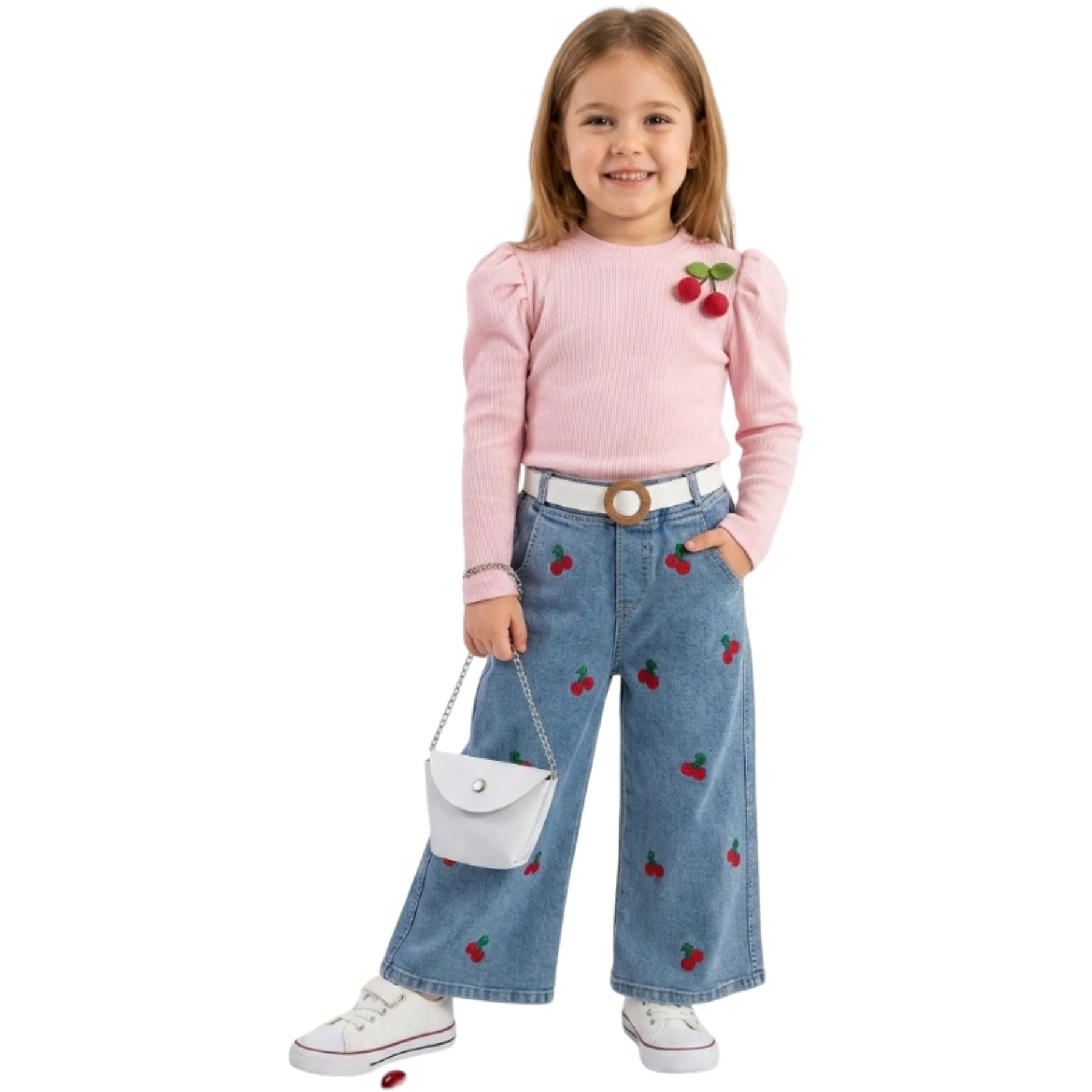 KİRAZ PANTALON TAKIM  5Y,4Y,3Y,2Y Kız