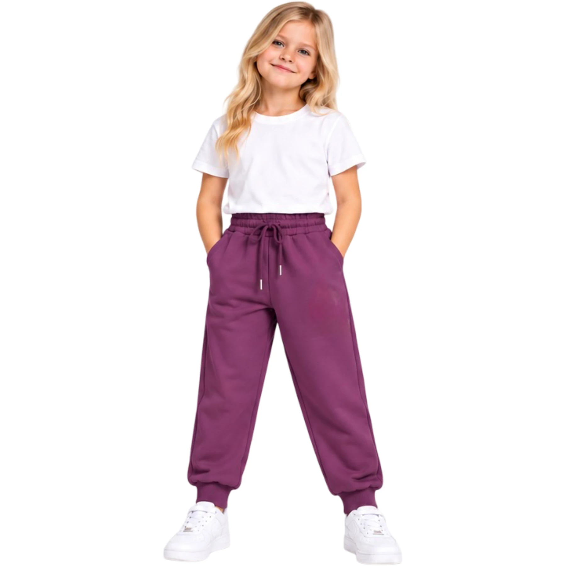KIZ BASKISIZ YAN CEP ALT  3Y,4Y,5Y,6Y,7Y,8Y Kız