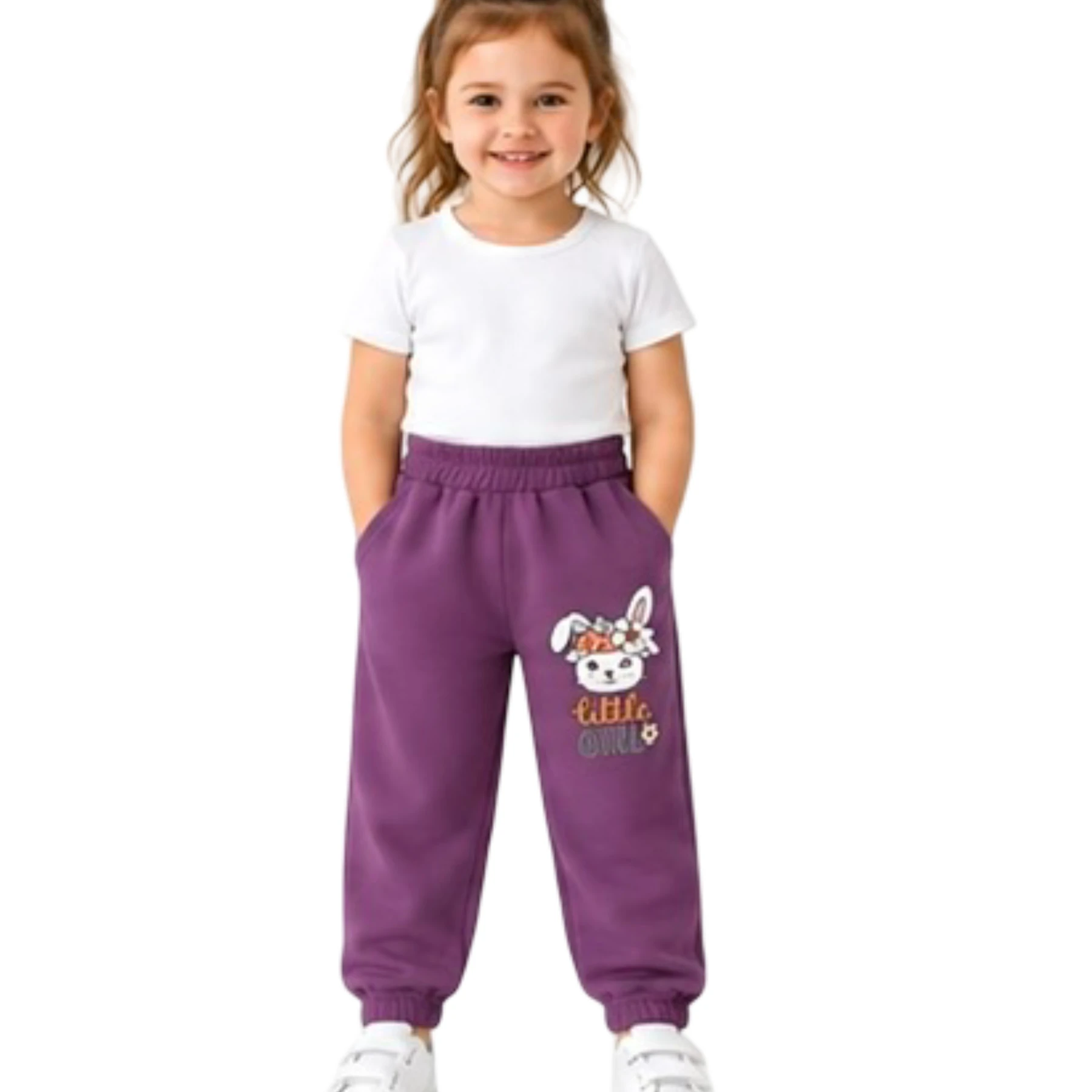 KIZ BEBE LİTTLE GİRL BASKI ALT 12 Ay,2Y,3Y,4Y Kız