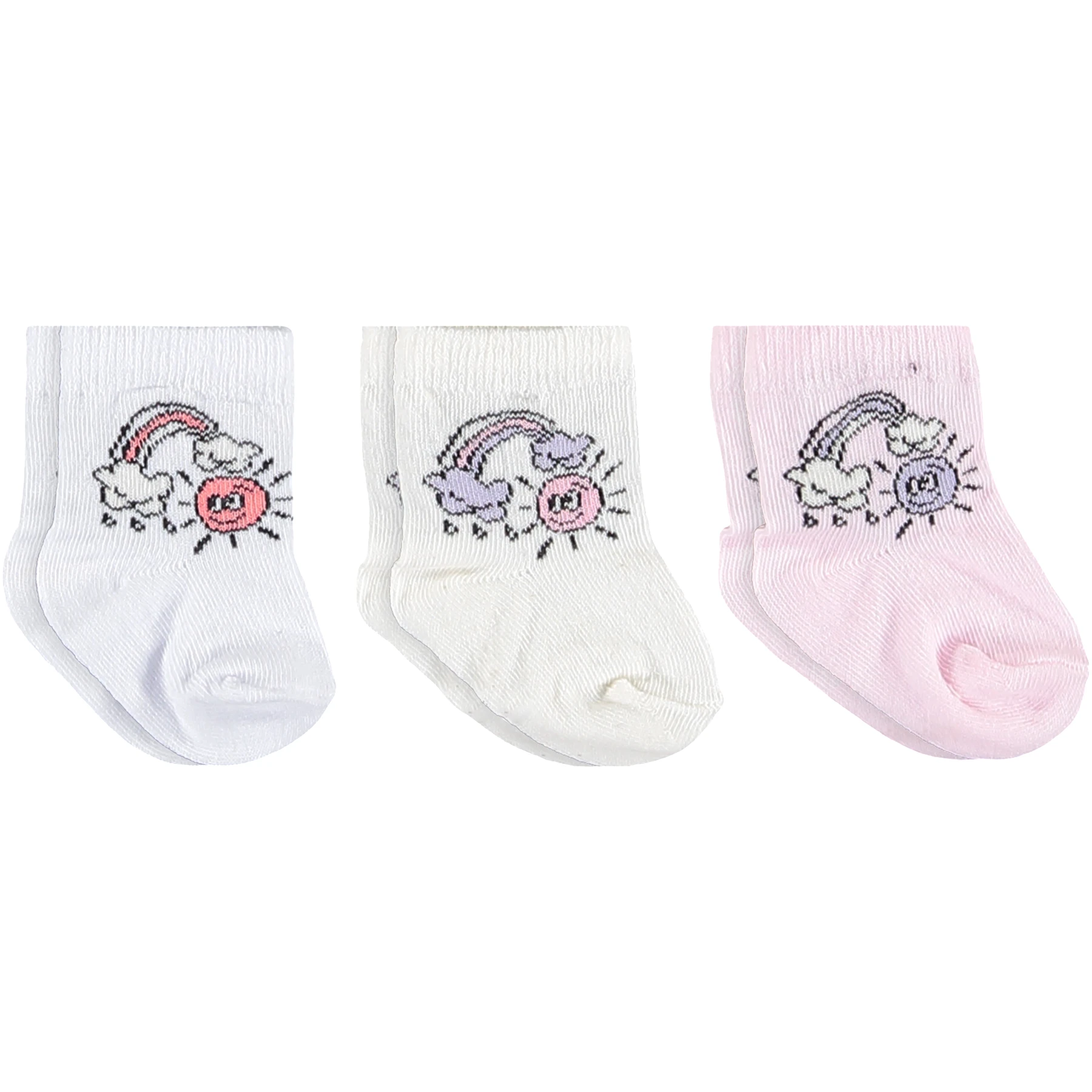KIZ BEBE ÜÇLÜ SET  1 Ay,6 Ay Kız