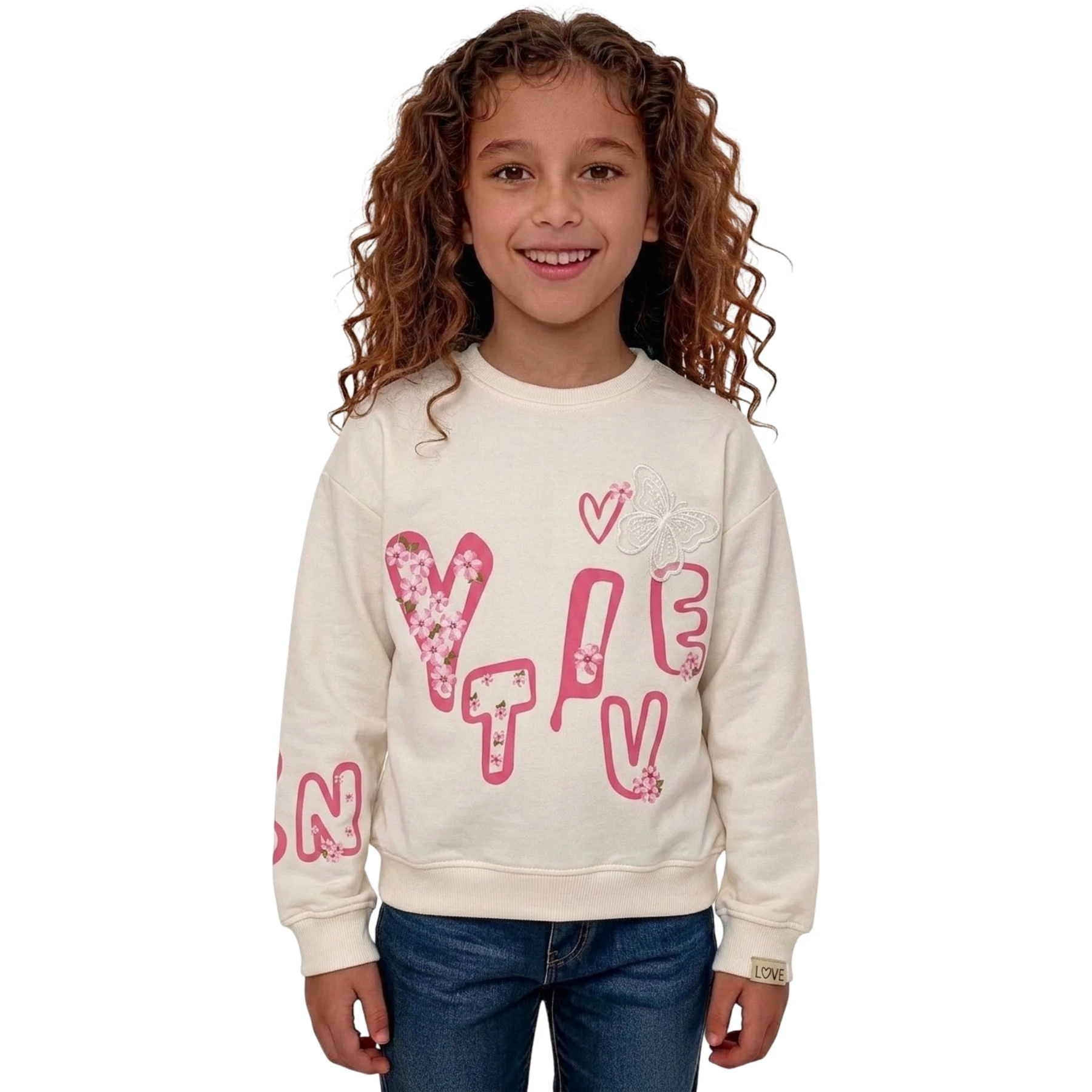 KIZ ÇOCUK SWEAT 7Y,8Y,9Y,10Y,11Y Kız