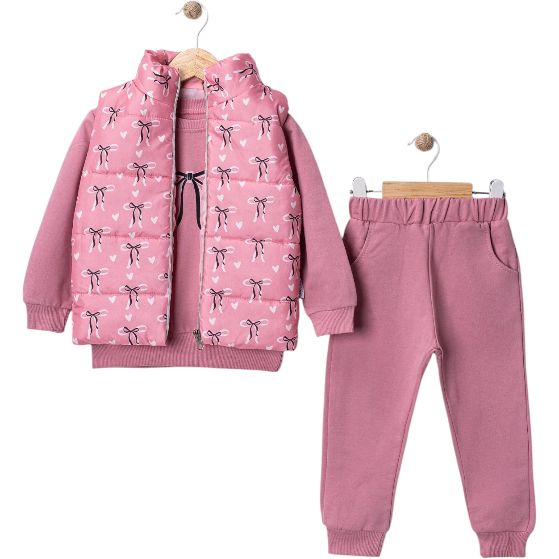 KIZ ÇOCUK ÜÇLÜ TAKIM  2Y,3Y,4Y,5Y Kız