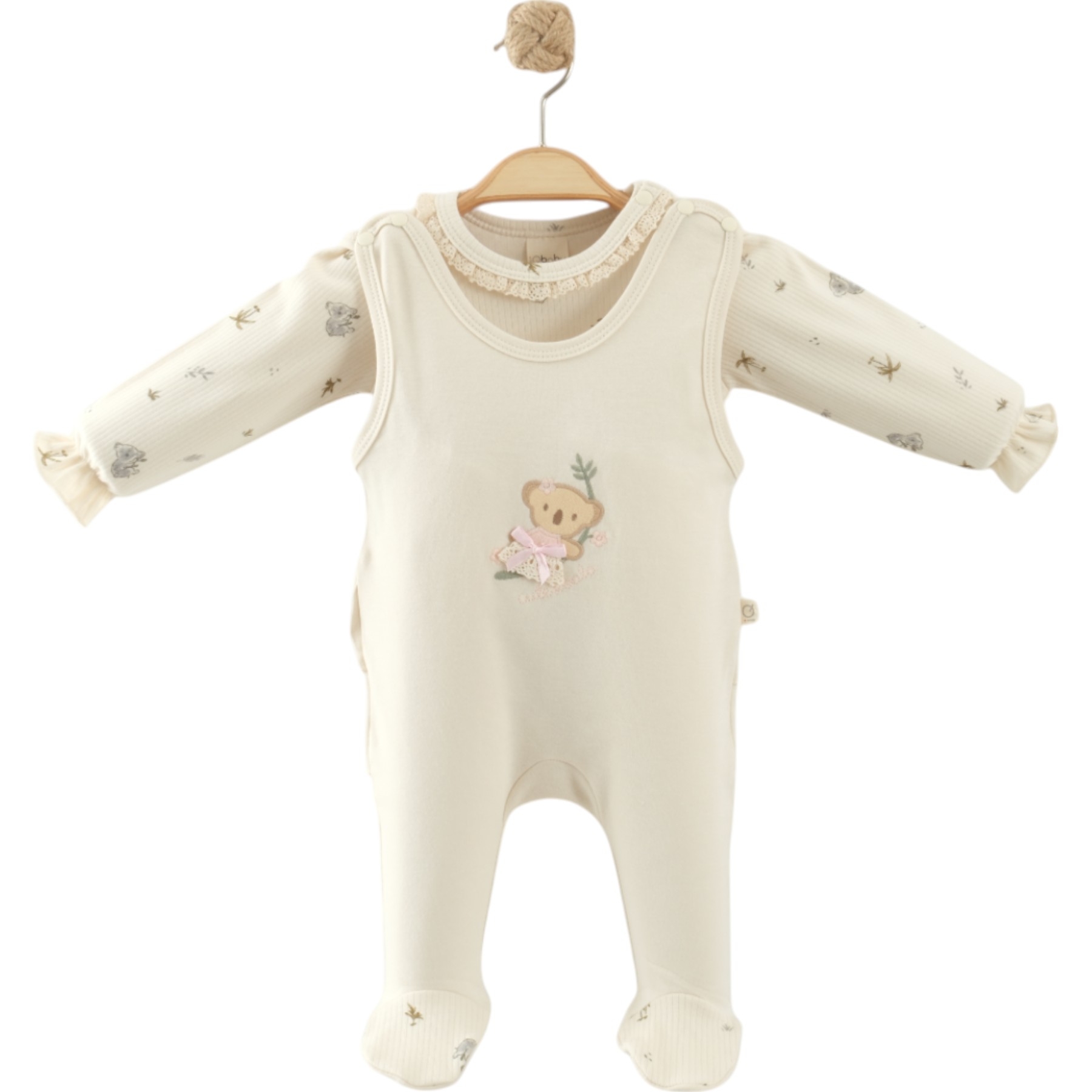 KOALA DANTELLİ TULUM 3 Ay,6 Ay,9 Ay Kız