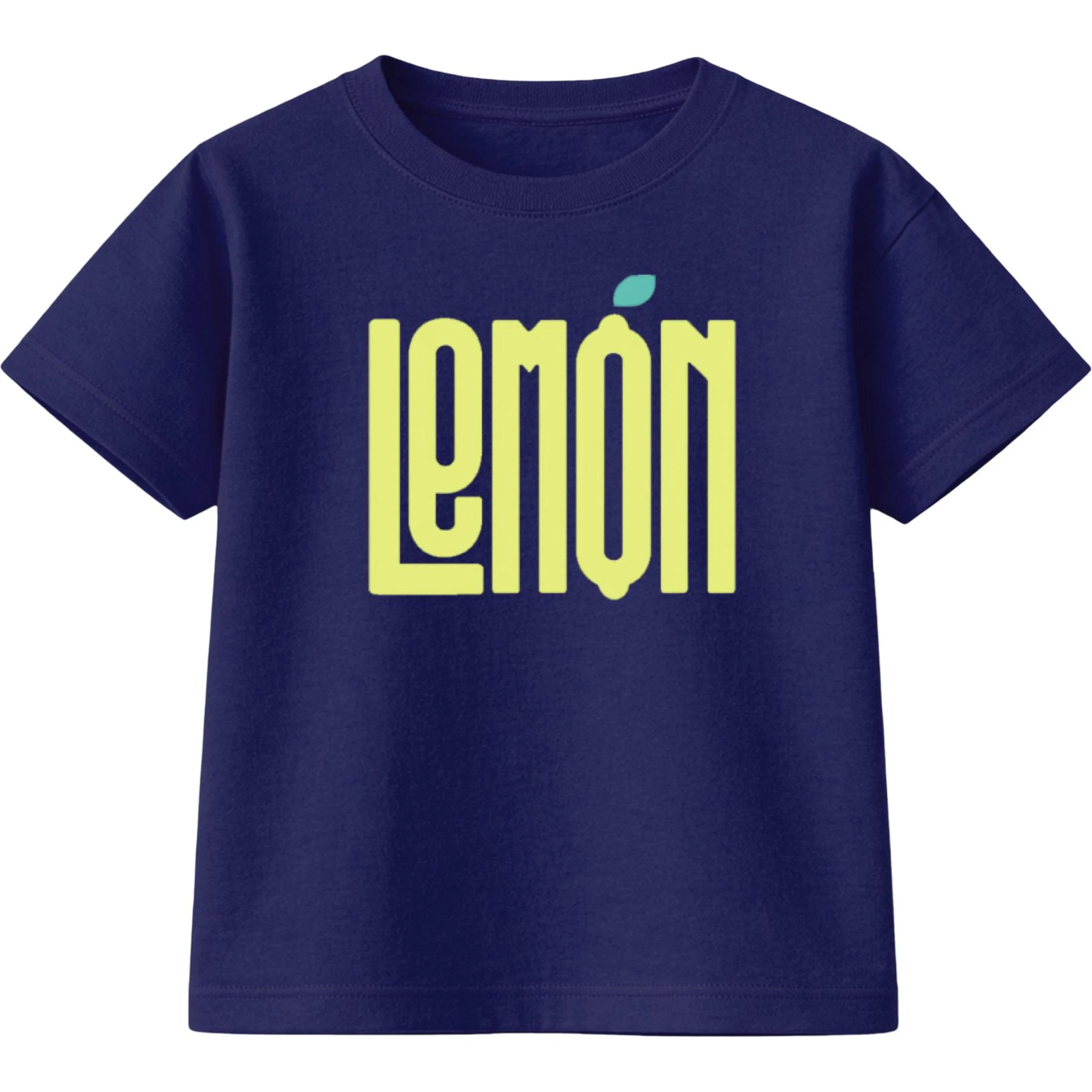 LEMON BASKILI KISA KOLLU TİŞÖRT  6Y,7Y,8Y,9Y Kız