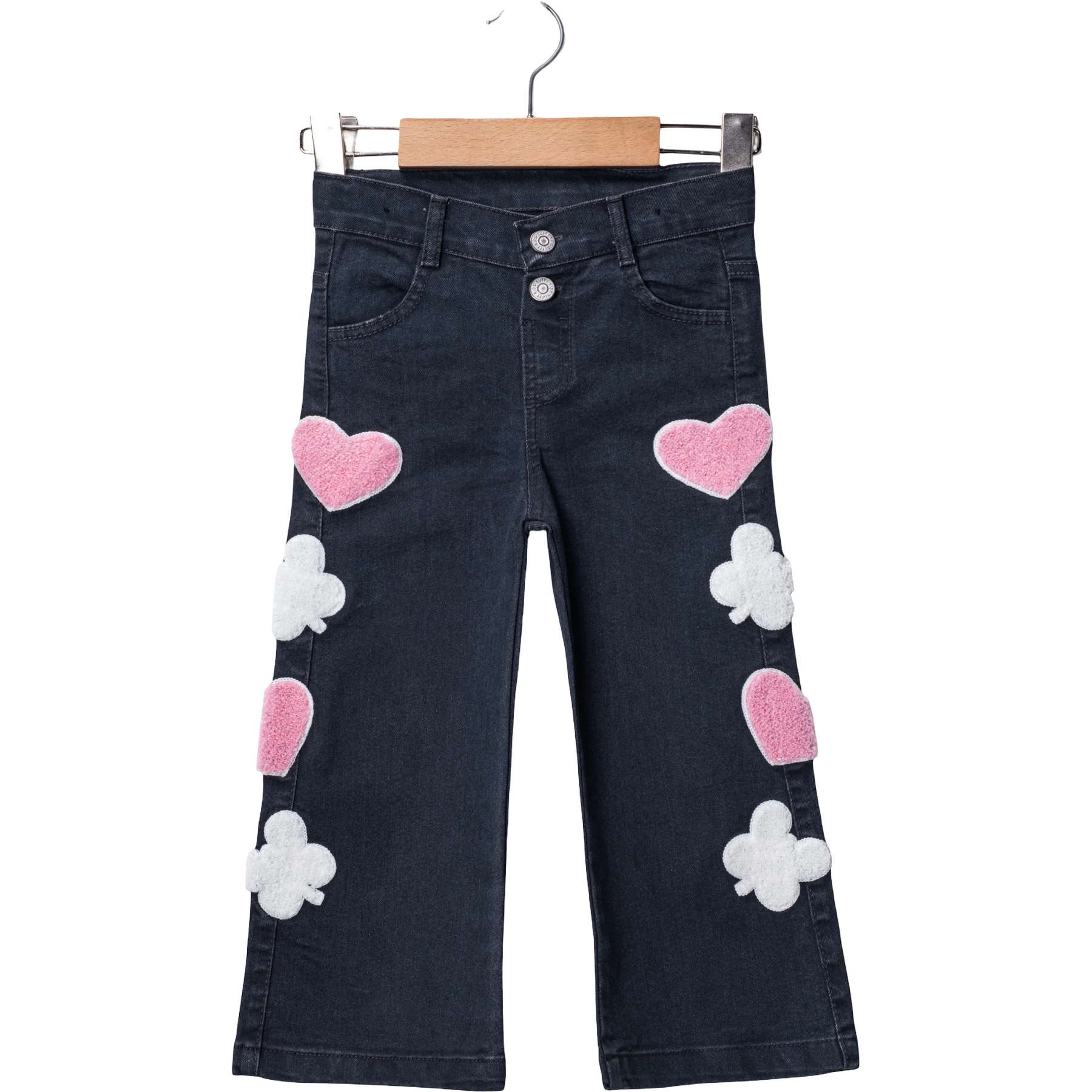 LİKRALI FÜME KOT PANTOLON  2Y,3Y,4Y,5Y Kız