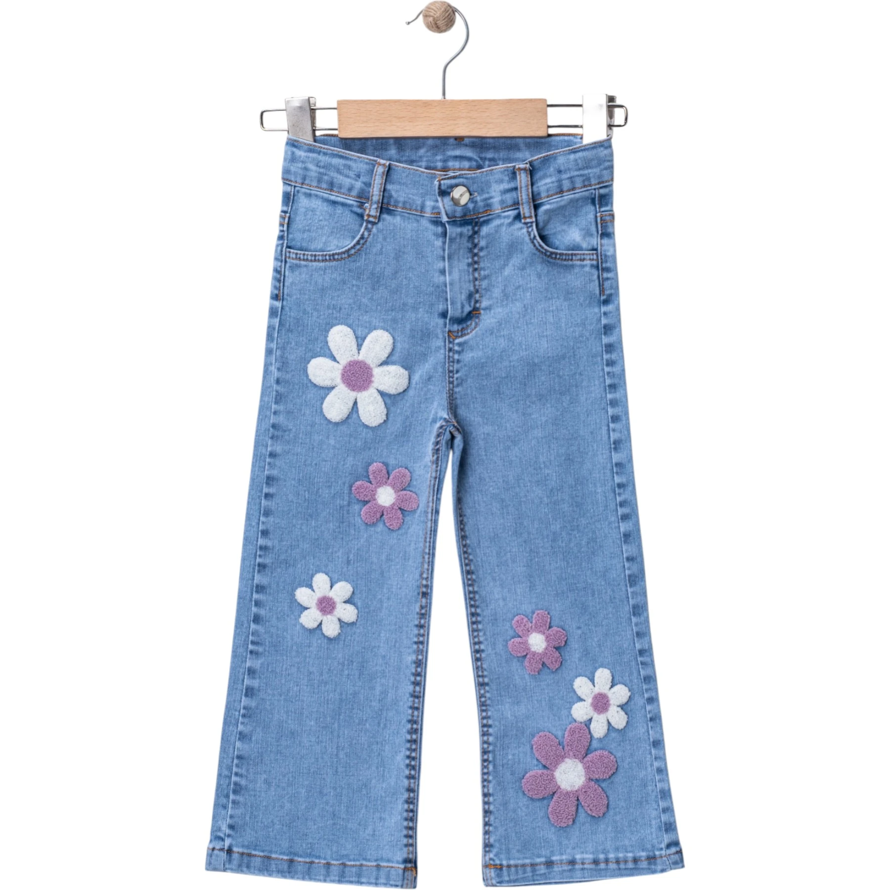 LİKRALI KOT PANTOLON  2Y,3Y,4Y,5Y Kız