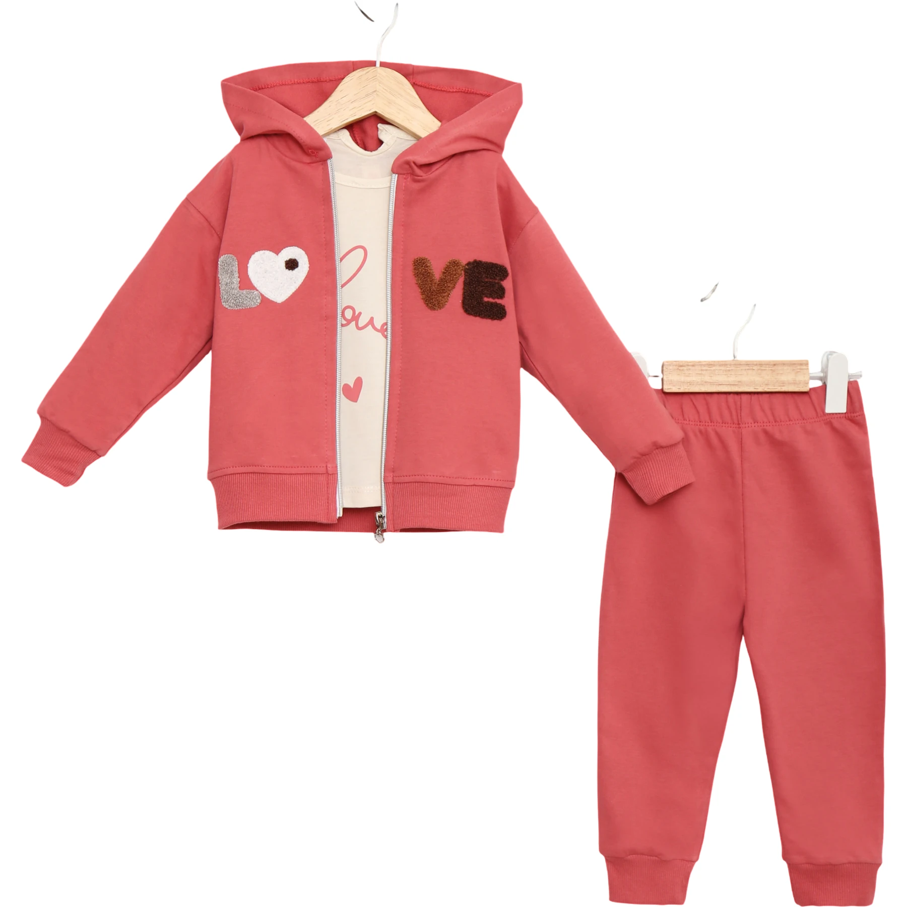 LOVE NAKIŞLI 3 LÜ TAKIM 6 Ay,9 Ay,12 Ay,18 Ay Kız