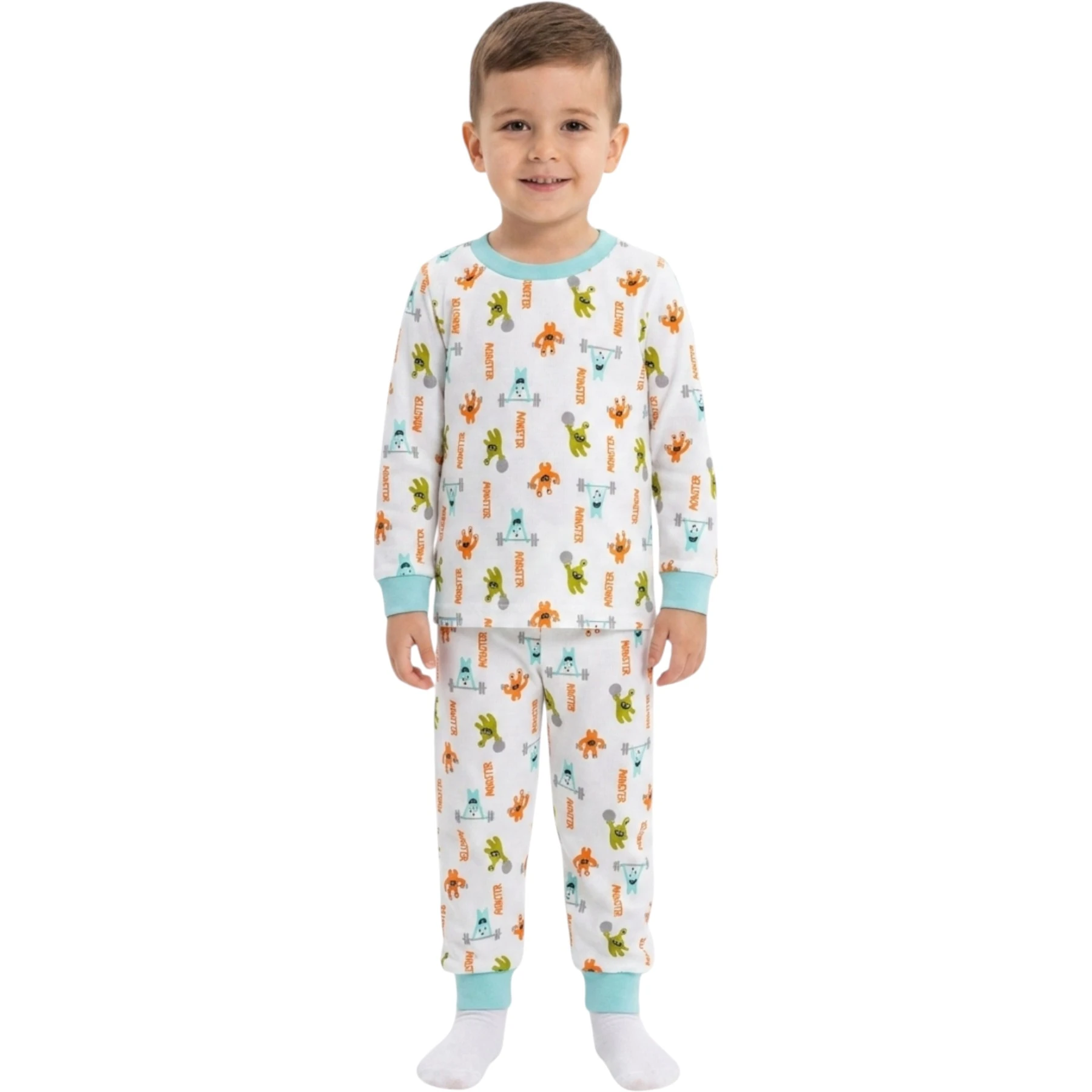 MONSTER PİJAMA 3Y,4Y,5Y,6Y Erkek