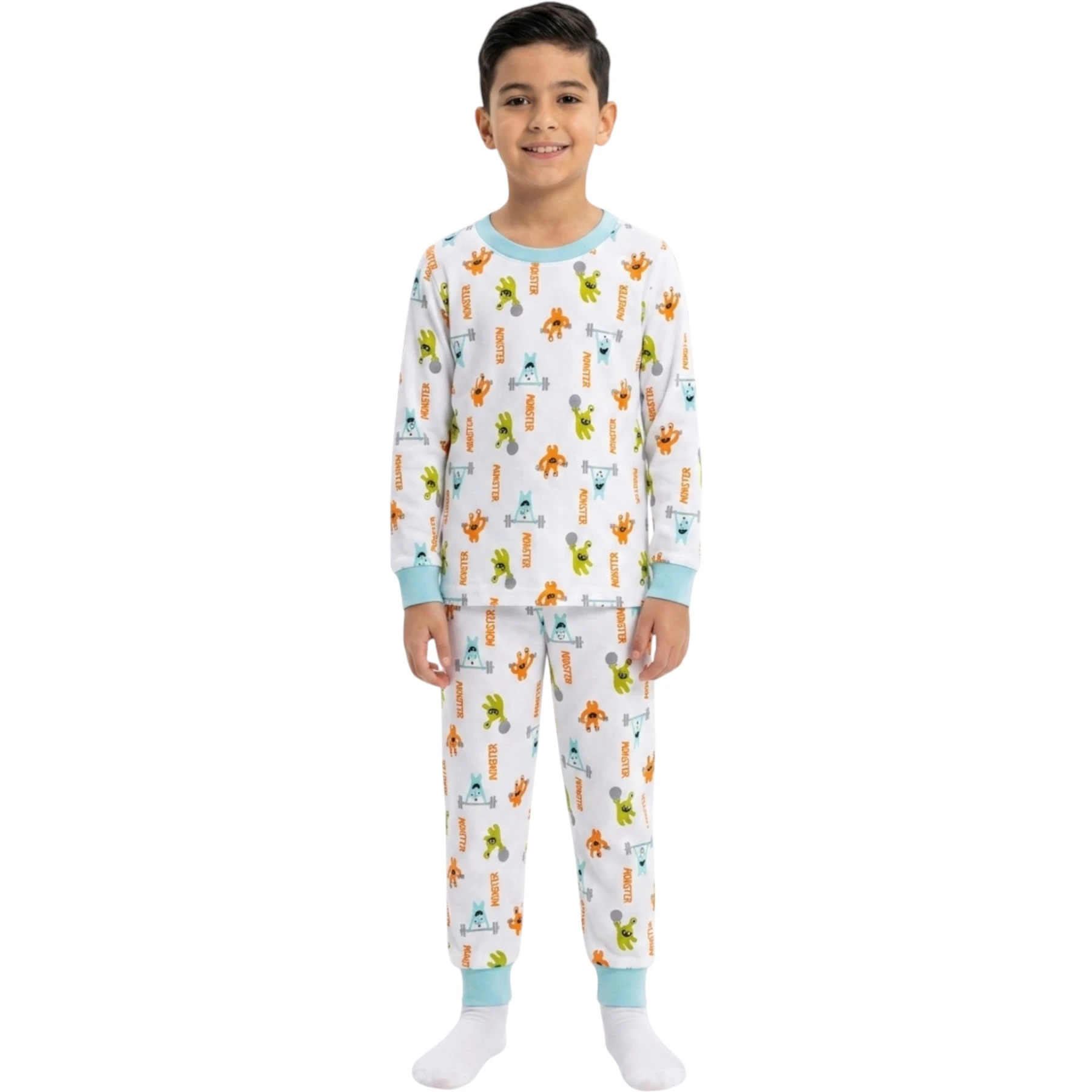 MONSTER PİJAMA 7Y,8Y,9Y Erkek
