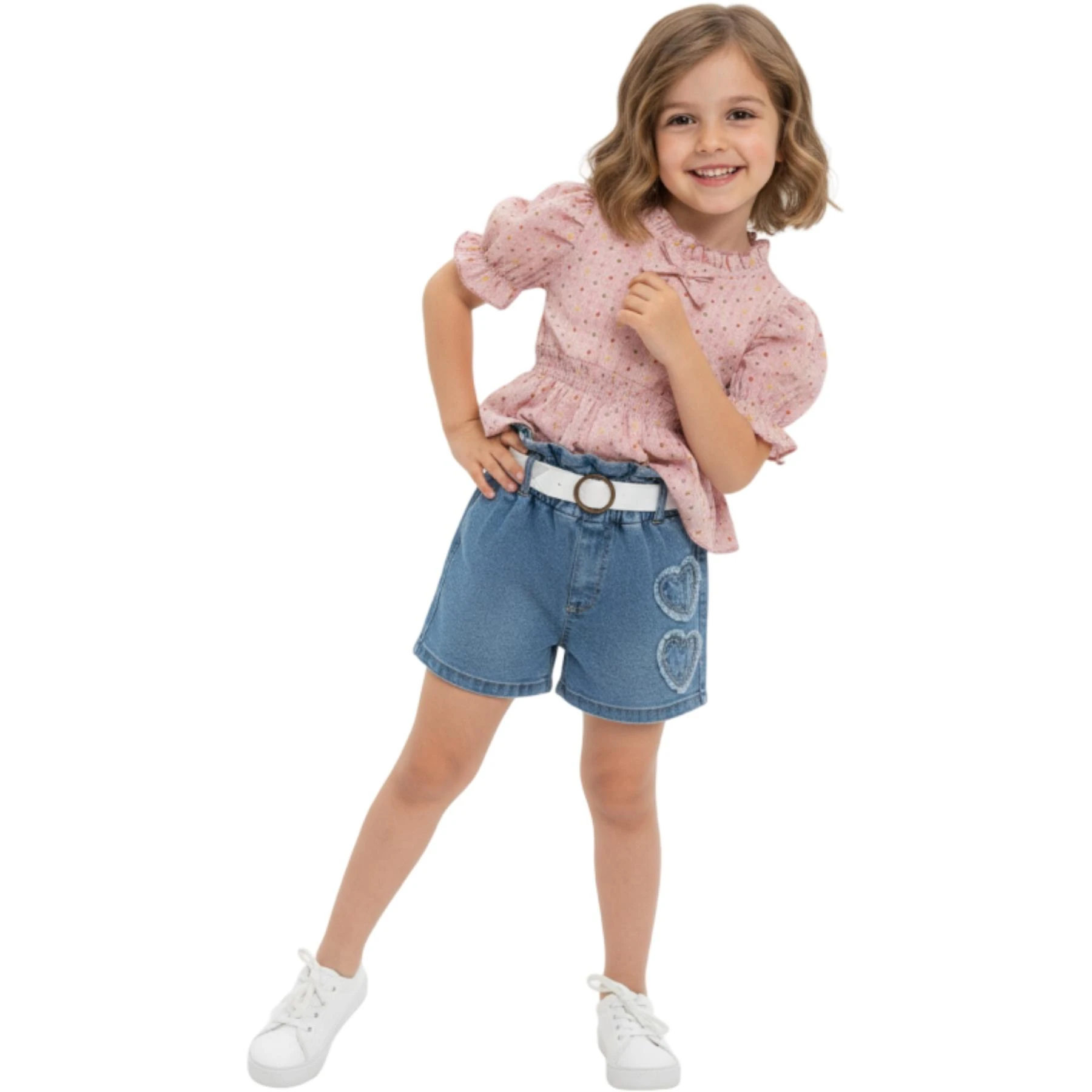 MÜSLİN KOT TAKIM  5Y,4Y,3Y,2Y Kız