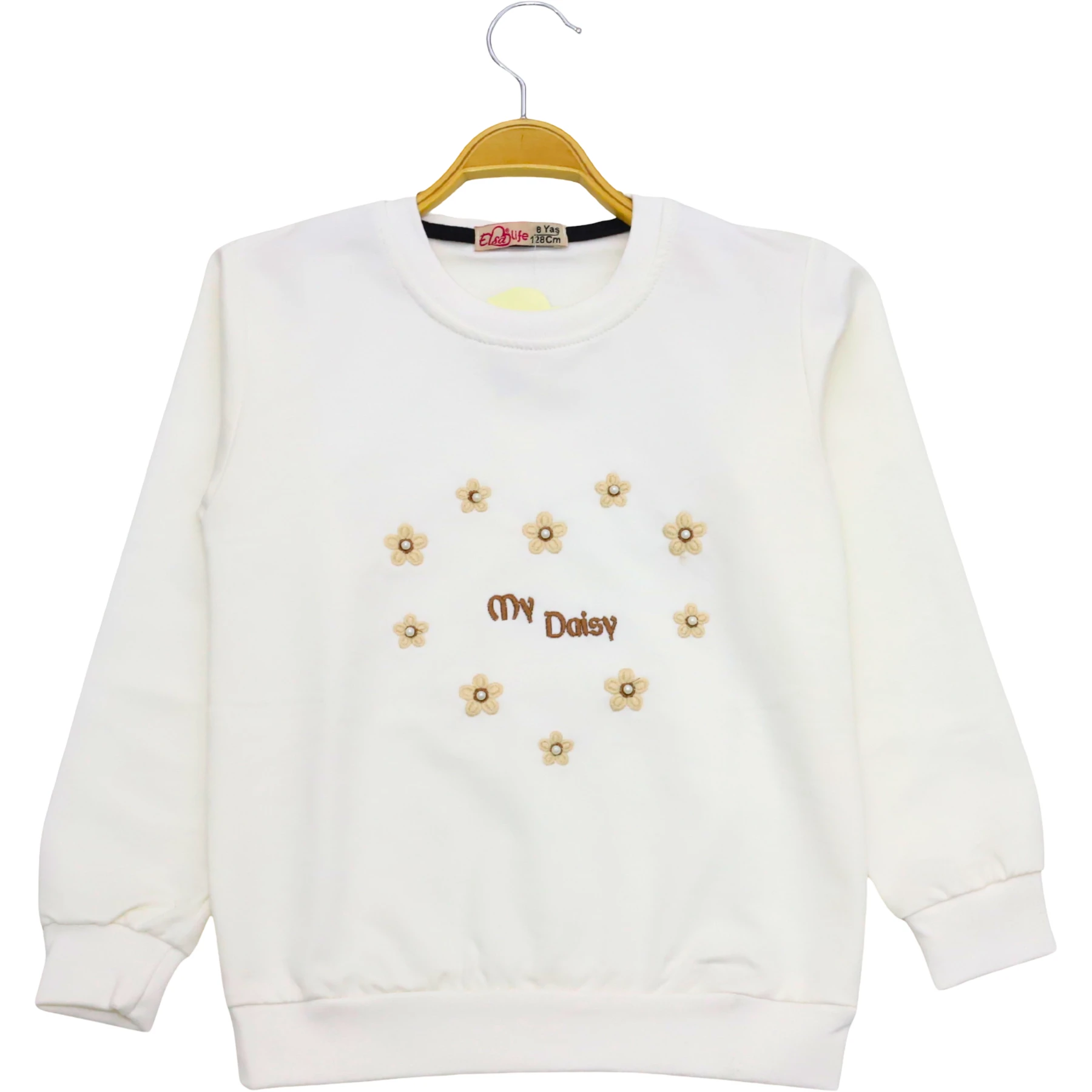NAKIŞLI SWEAT 5Y,6Y,7Y,8Y Kız