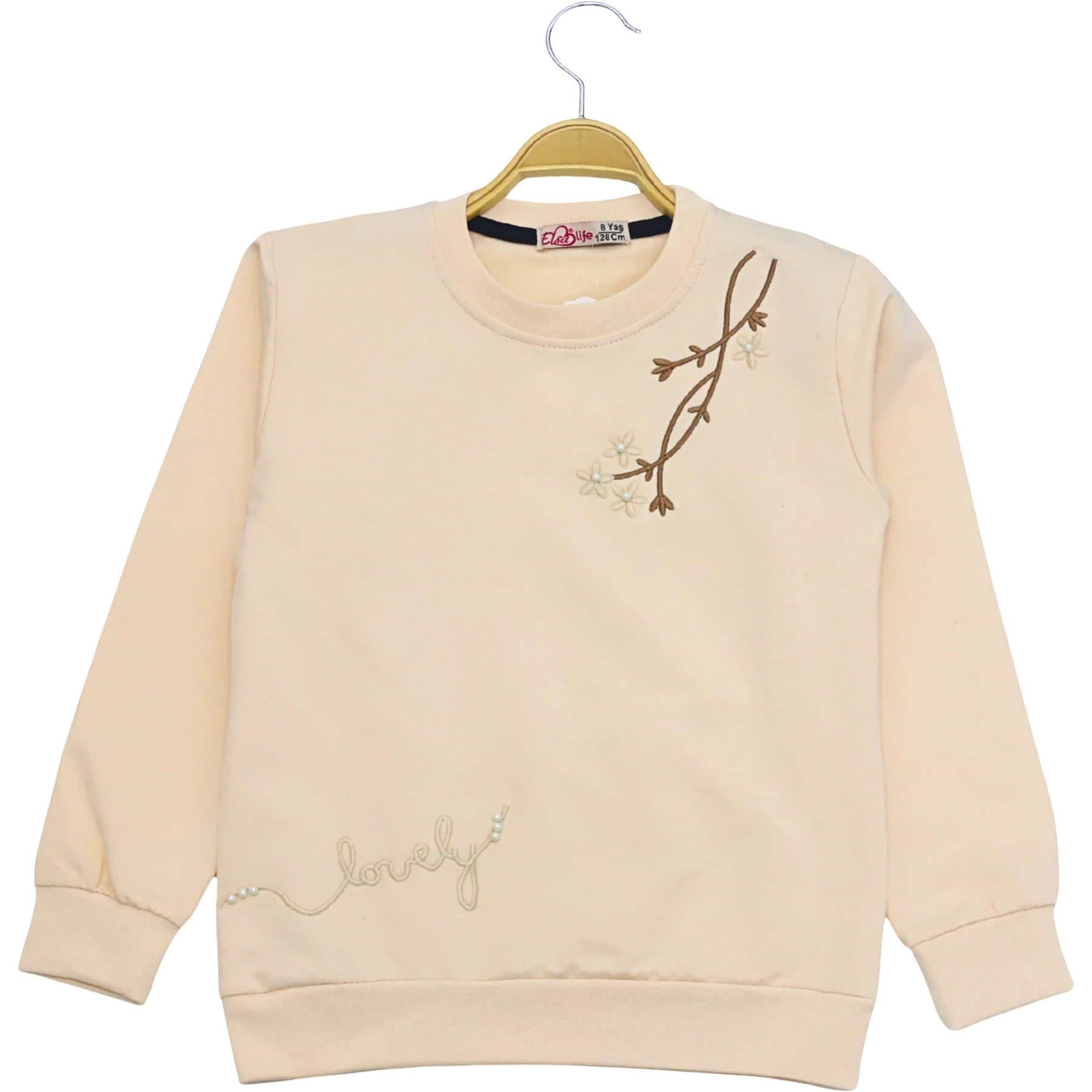 NAKIŞLI SWEAT 9Y,10Y,11Y,12Y Kız