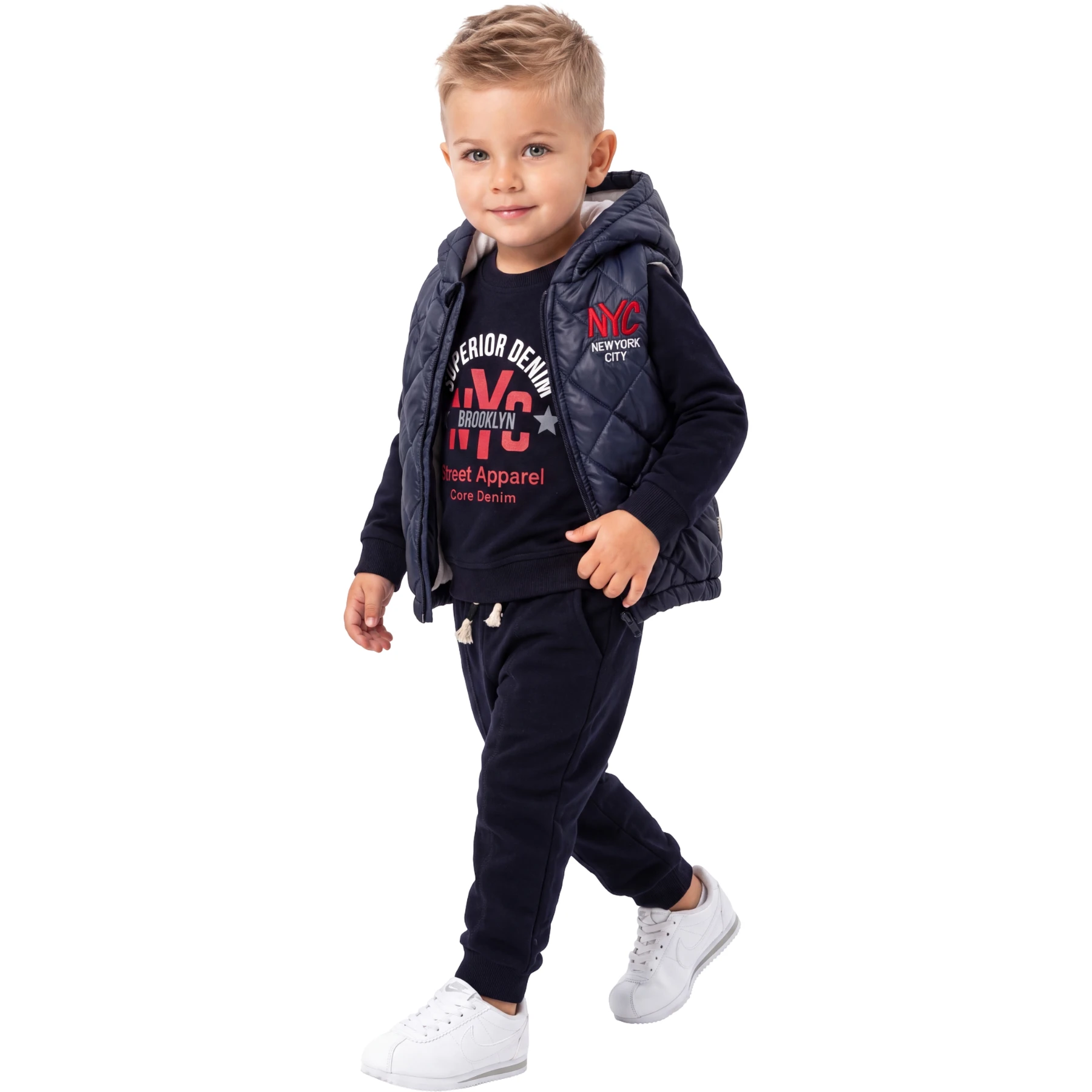 NYC YELEKLİ TAKIM 9 Ay,12 Ay,18 Ay,2Y Erkek