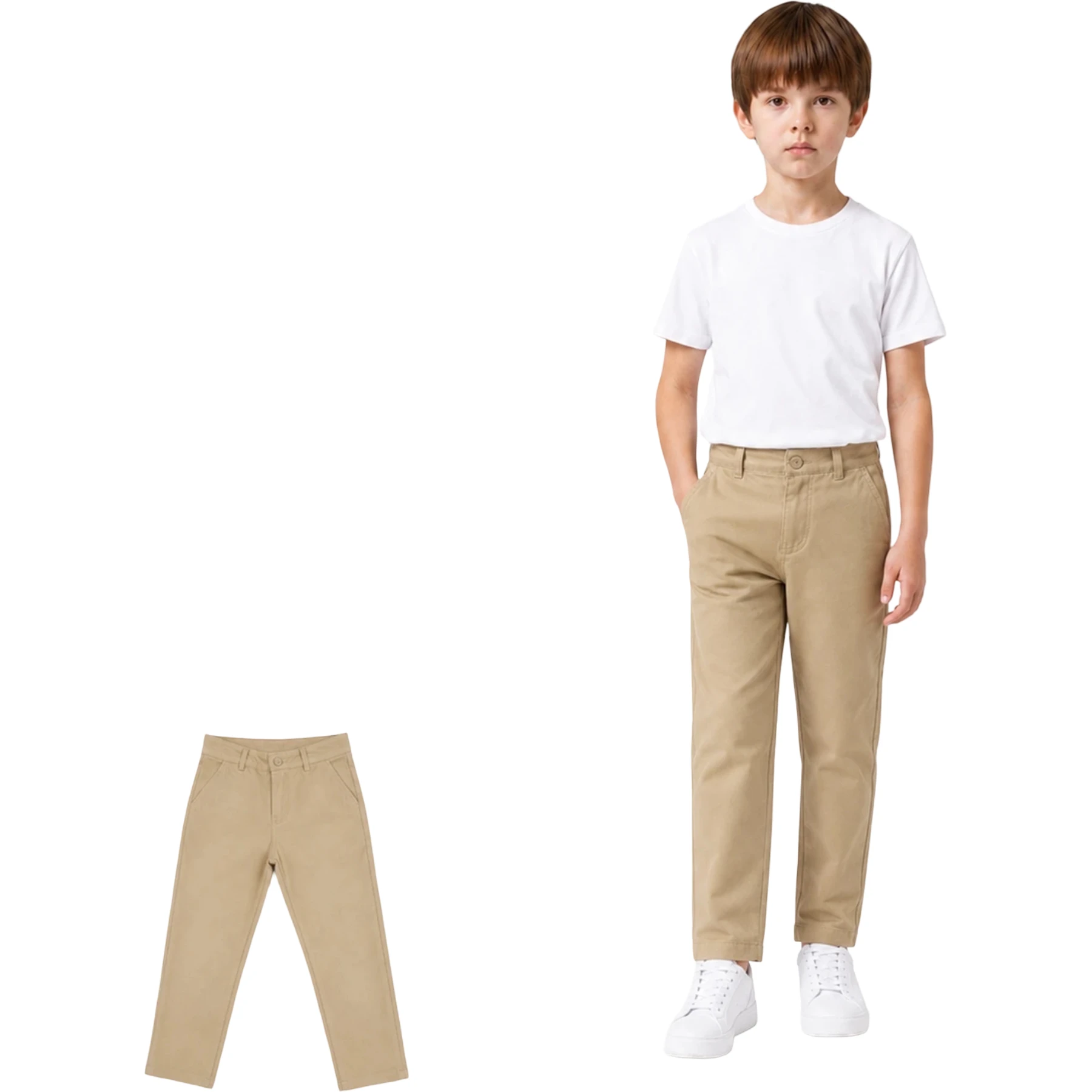 OKUL GABARDİN KEMERLİ PANTOLON 12Y,11Y,13Y,14Y,15Y Erkek