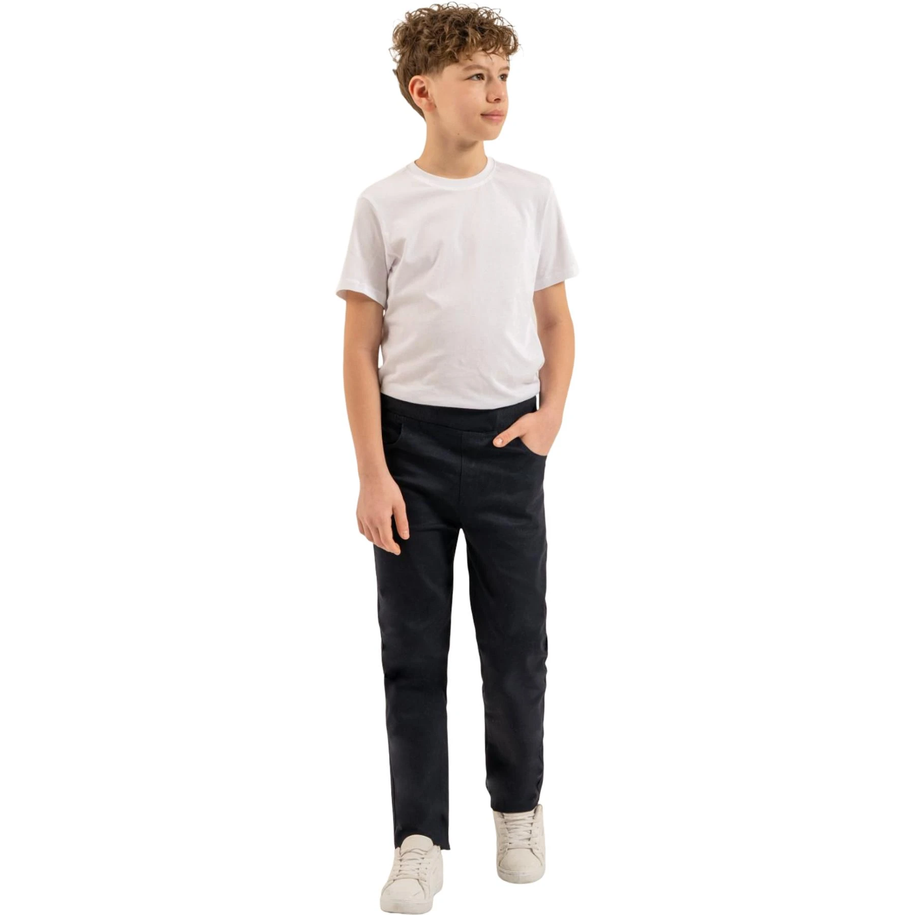OKUL KAŞKORSELİ SİYAH PANTOLON 11Y,12Y,13Y,14Y,15Y Uni