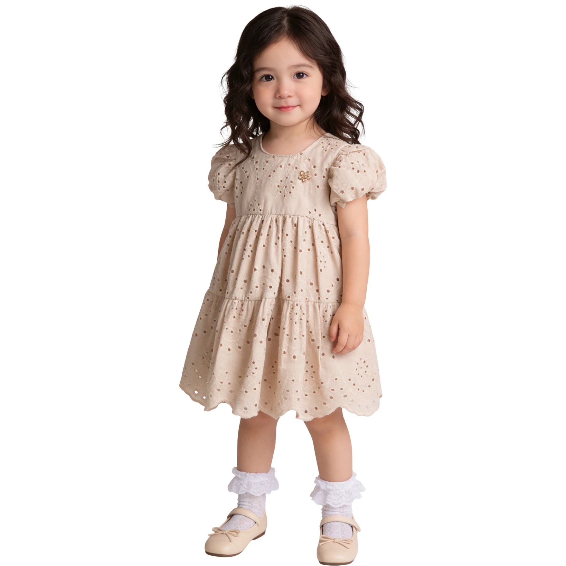 ÖN ROBA GÜPÜR ELBİSE 2/5 2Y,3Y,4Y,5Y Kız