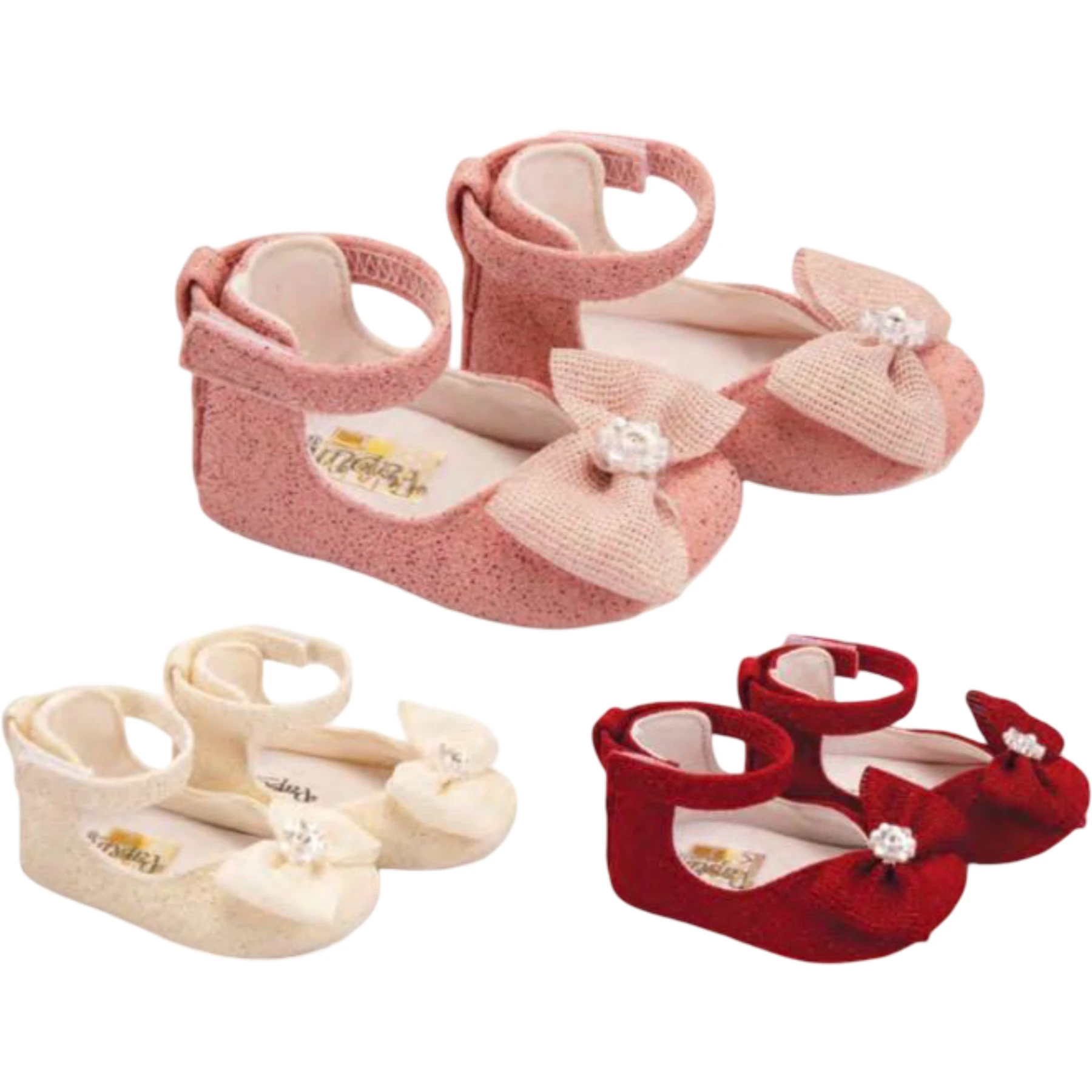 PAPULİN BEBE PATİK 1 Ay,2 Ay,3 Ay,6 Ay,9 Ay,12 Ay Kız