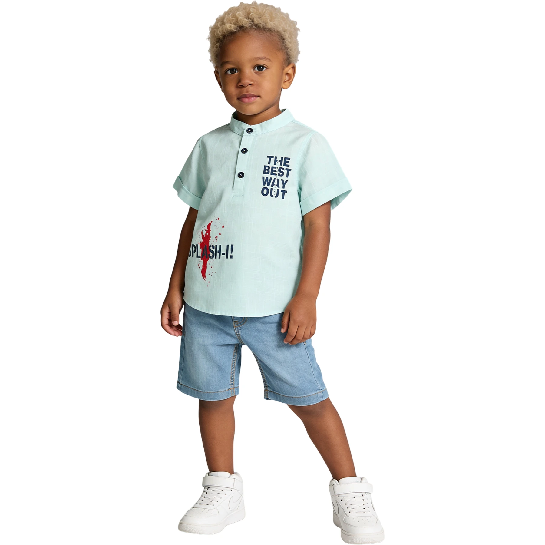 PATLI GÖMLEK TAKIM 12 Ay,2Y,3Y,4Y Erkek