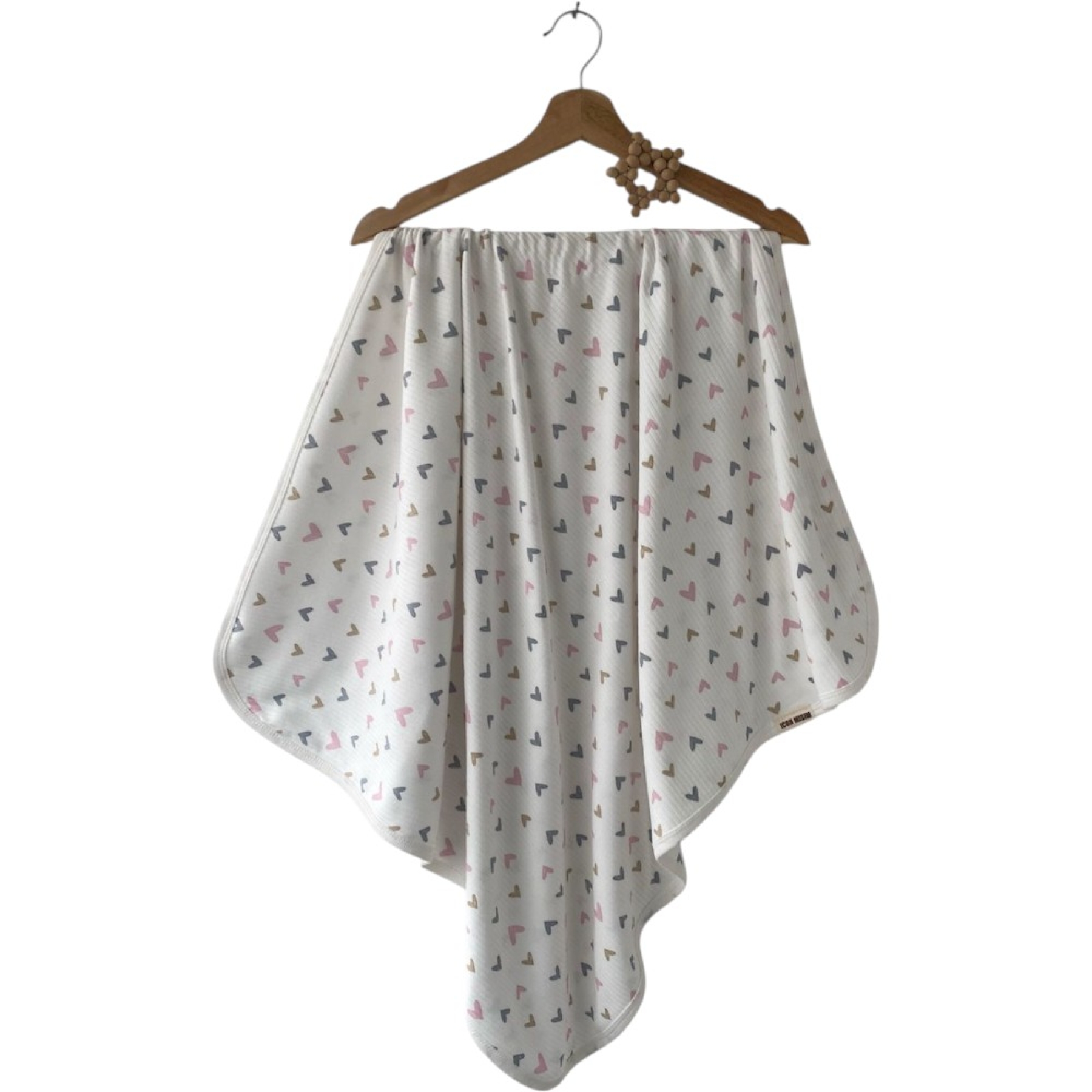 PEMBE KALP ÇİFT KAT  RAPORLU PENYE BATTANİYE %100 PAMUK 80X90  1 Ay,2 Ay,3 Ay,6 Ay,9 Ay,12 Ay,18 Ay,2Y Kız