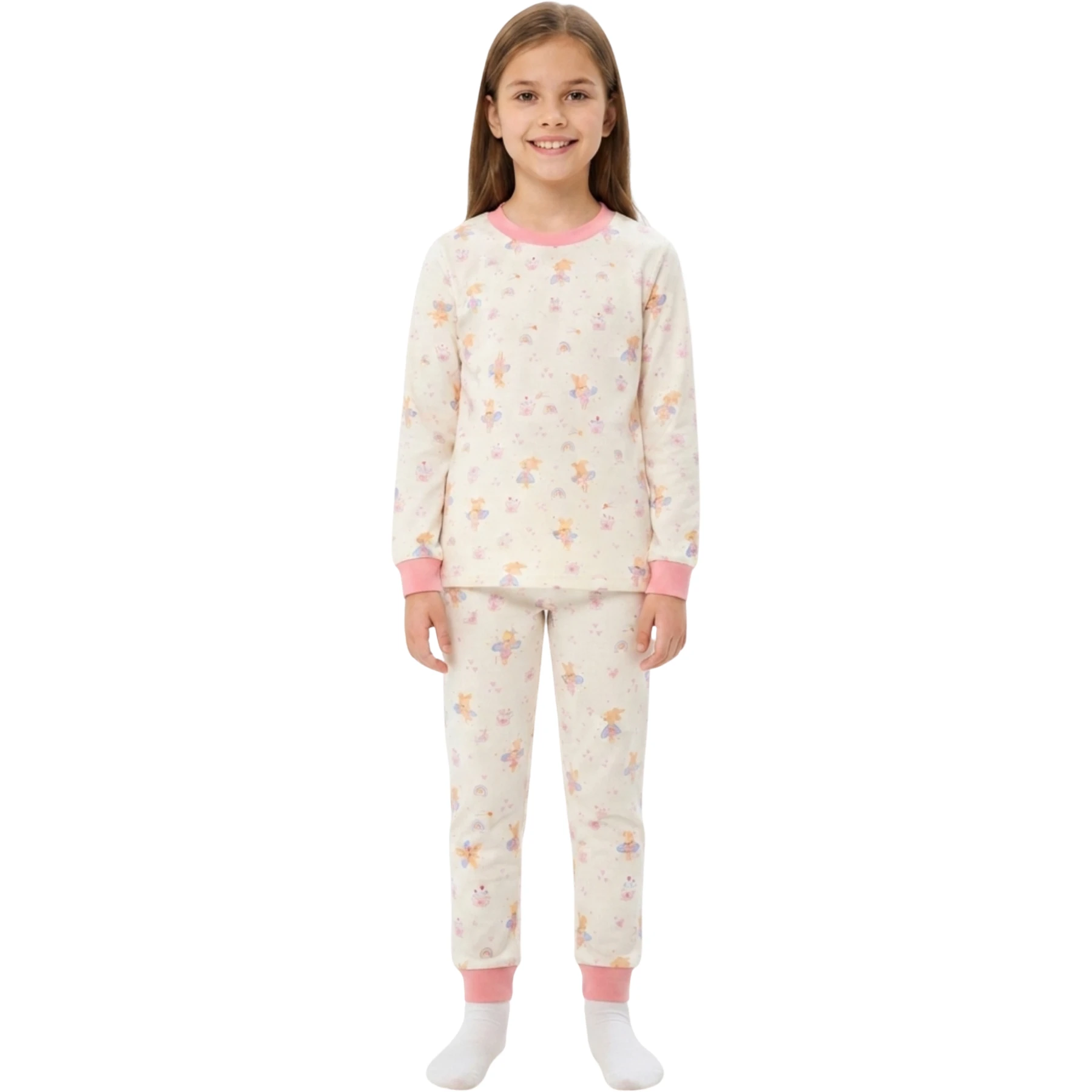 PERİLİ BALERİN PİJAMA TAKIMI 7Y,8Y,9Y Kız