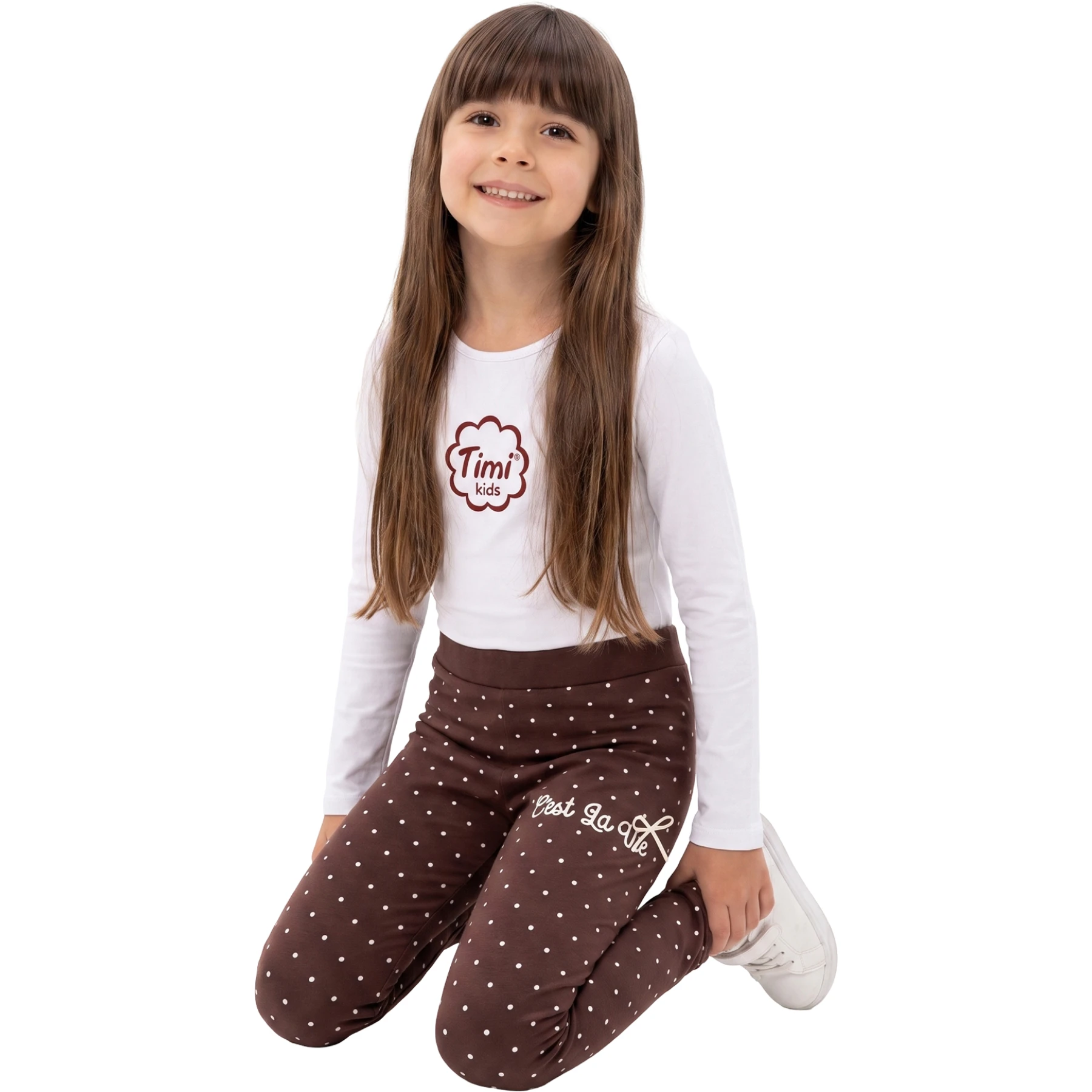 PUANLI 2İP TAYT 4Y,5Y,6Y,7Y,8Y,9Y Kız