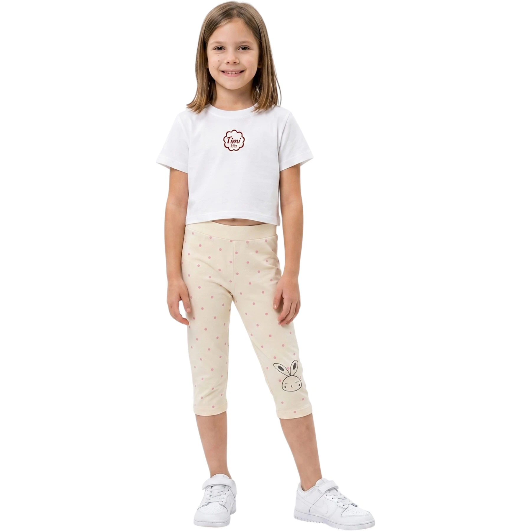 PUANLI ÇOCUK KAPRİ  5Y,6Y,7Y,8Y,9Y Kız