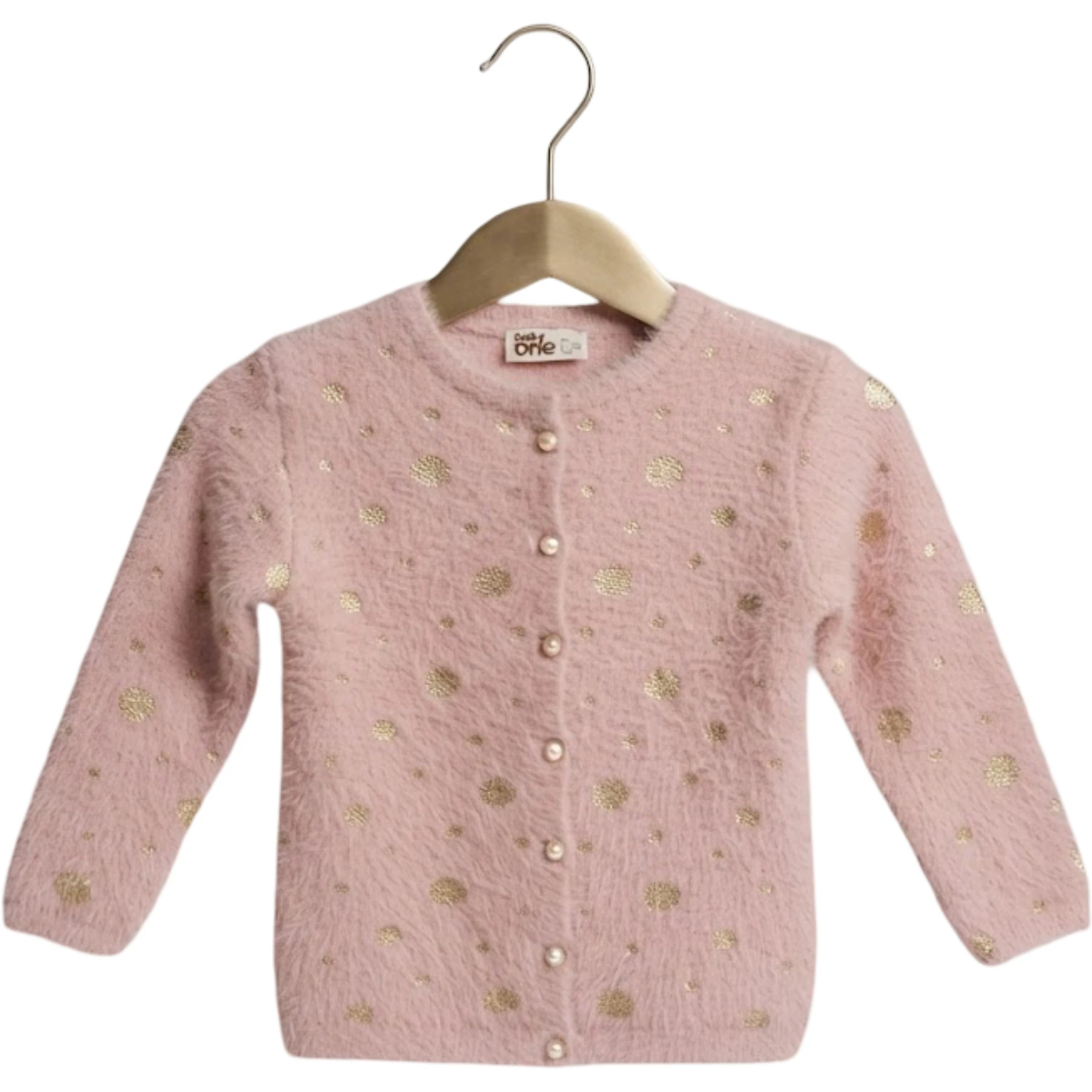 BABY ONE PUANTİYELİ SAKAL HIRKA 2Y,3Y,4Y,5Y Kız